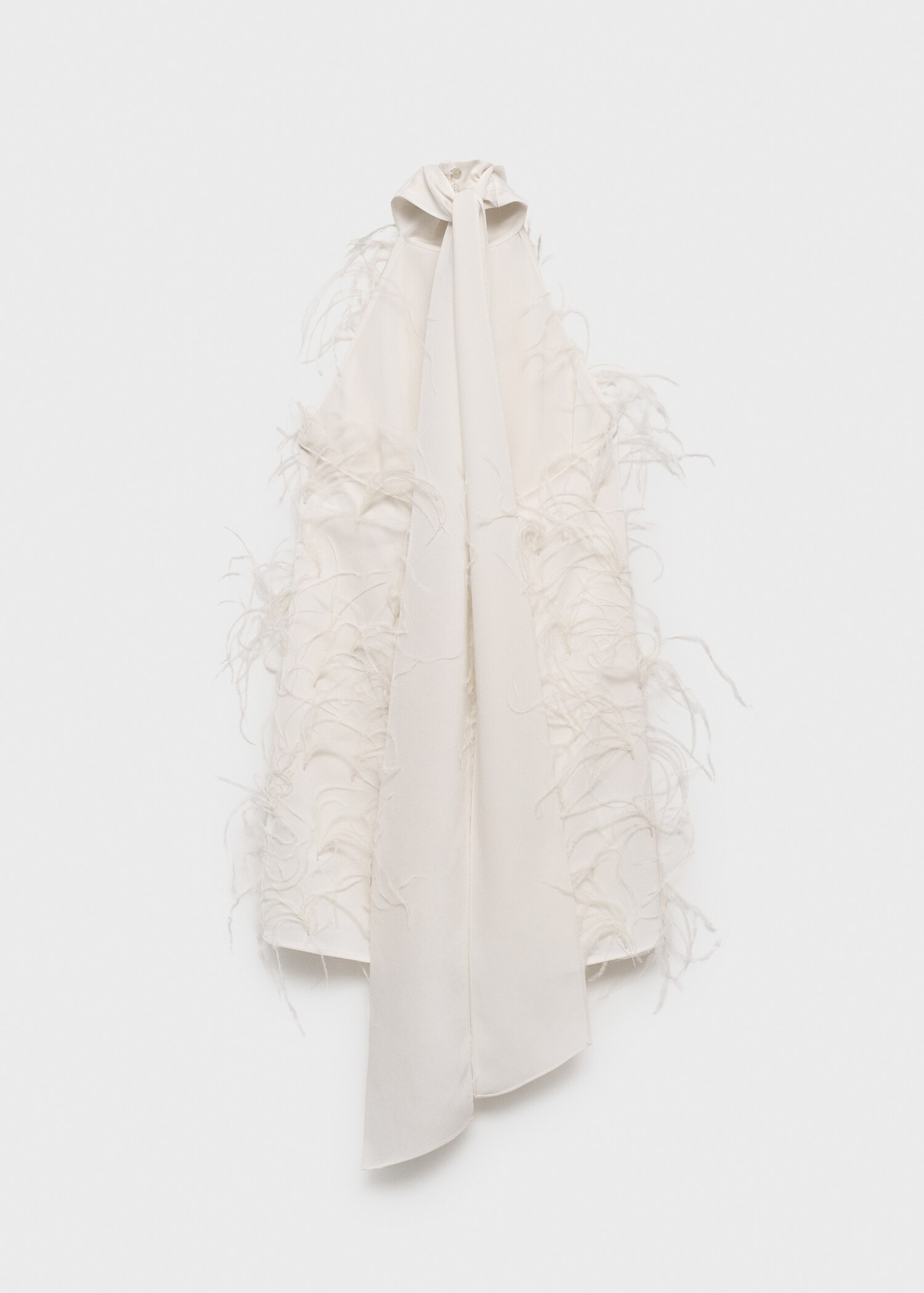 Robe emmanchures américaines ornement plumes - Détail de l'article 9