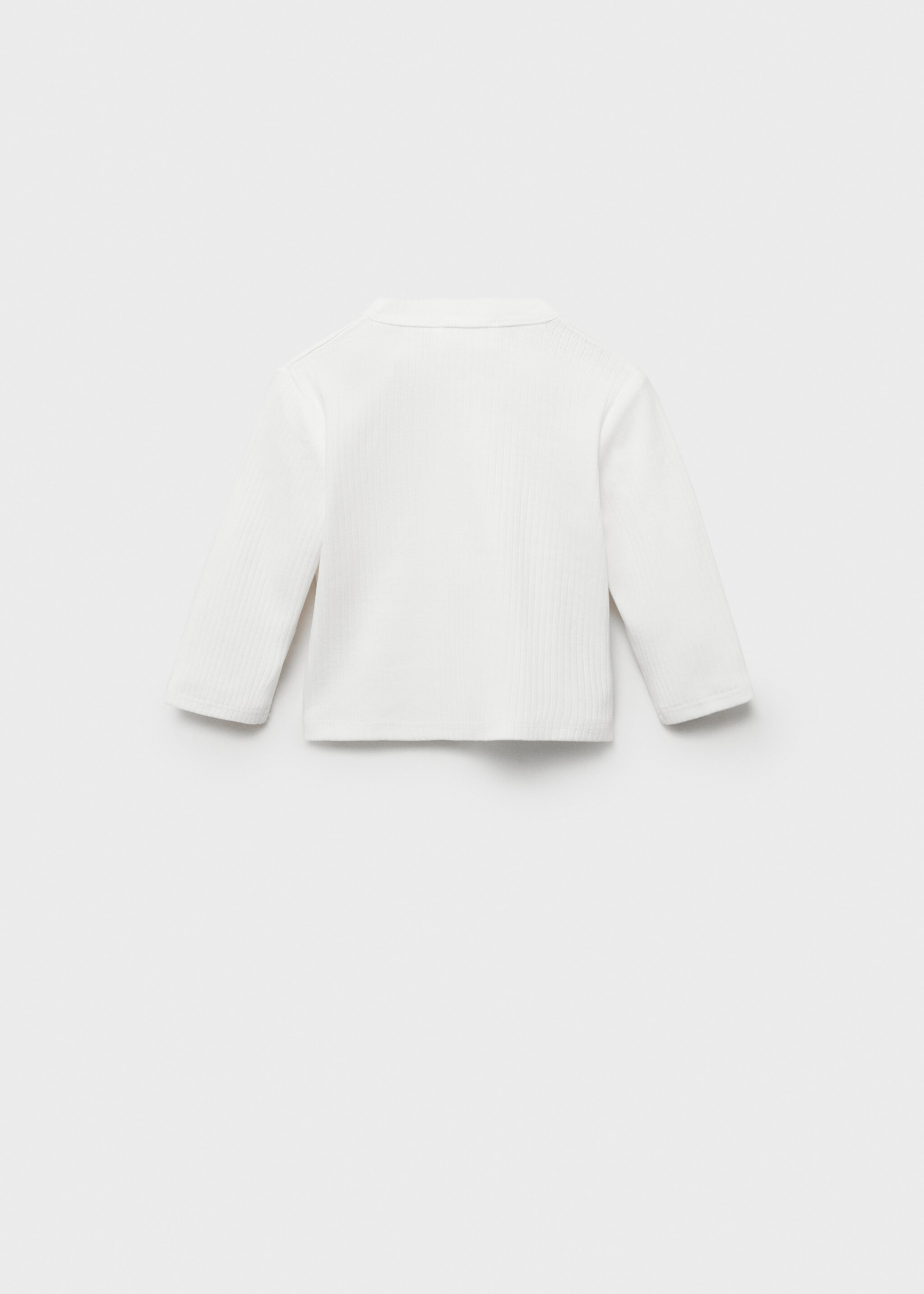T-shirt col en V - Verso de l’article