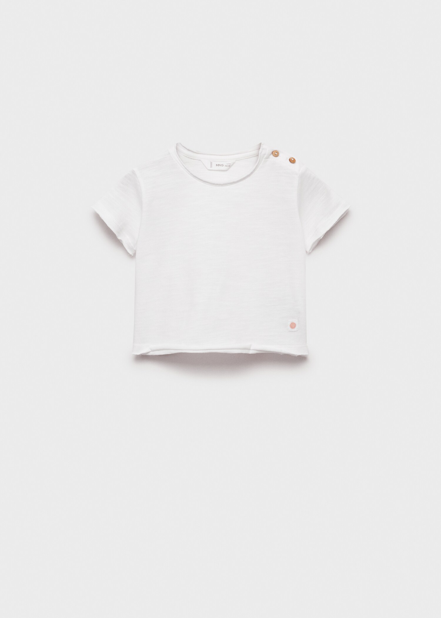 Camiseta algodón botones - Artículo sin modelo