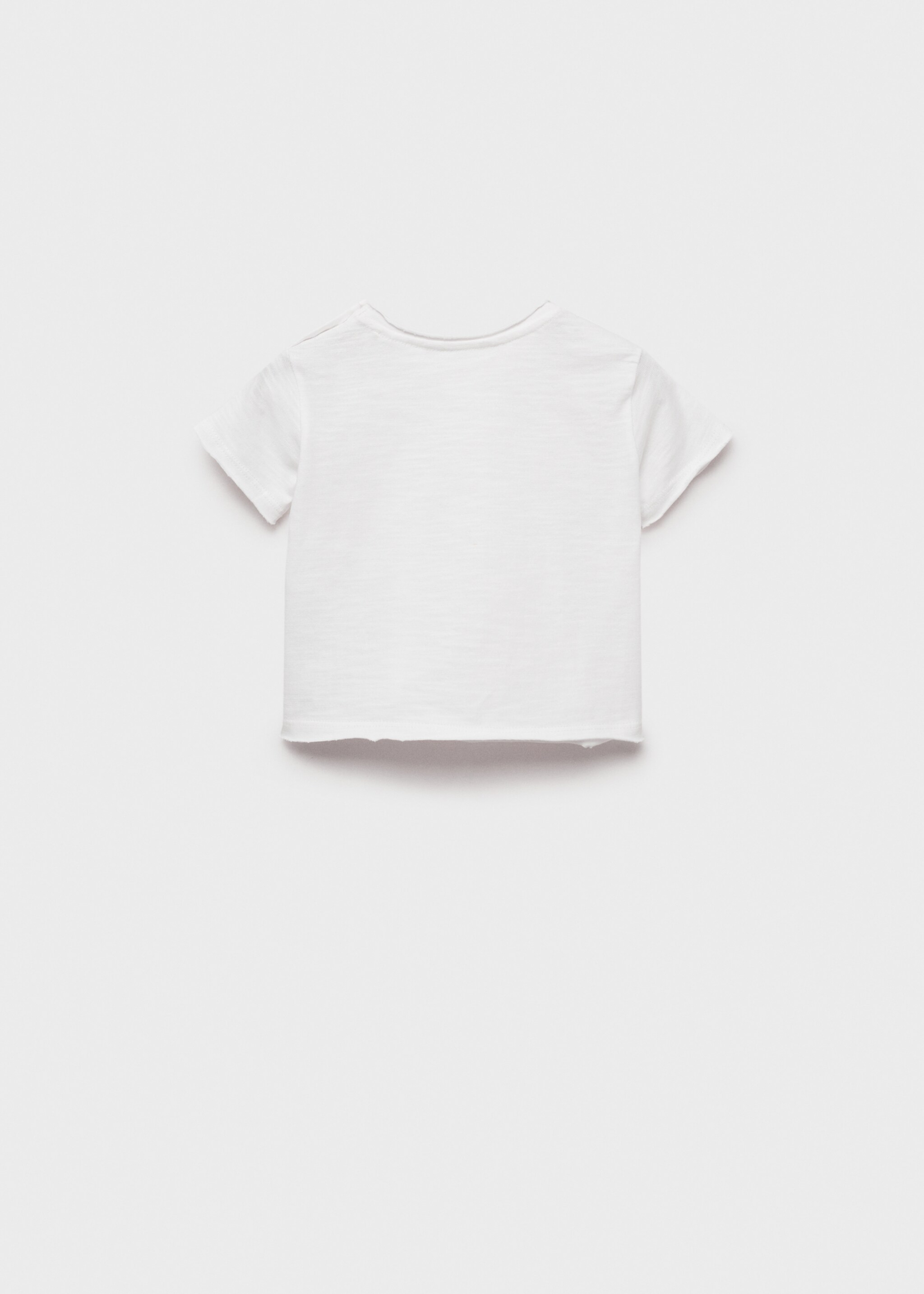 Camiseta algodón botones - Reverso del artículo