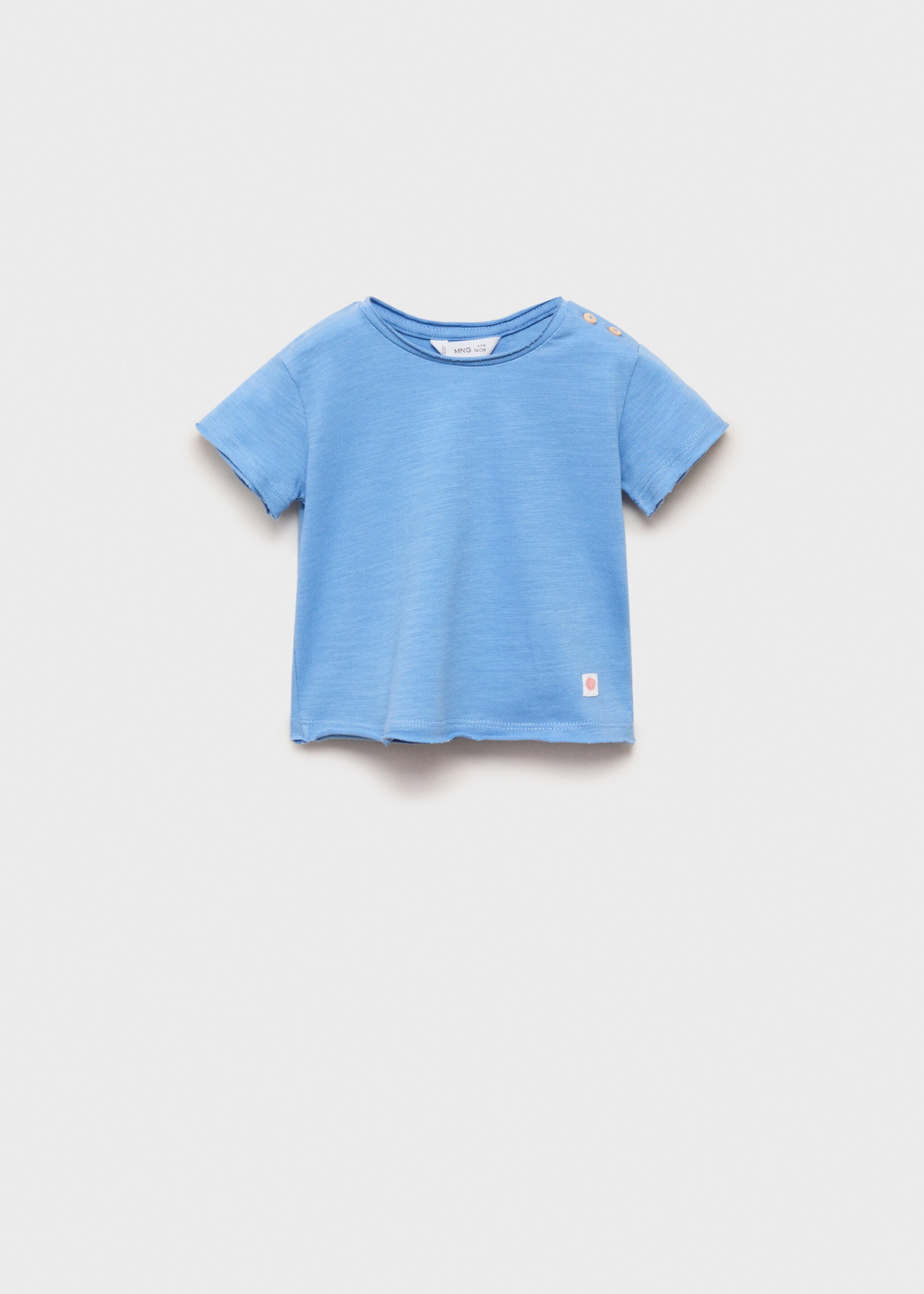 Baumwollshirt mit Knöpfen - Artikel ohne Model