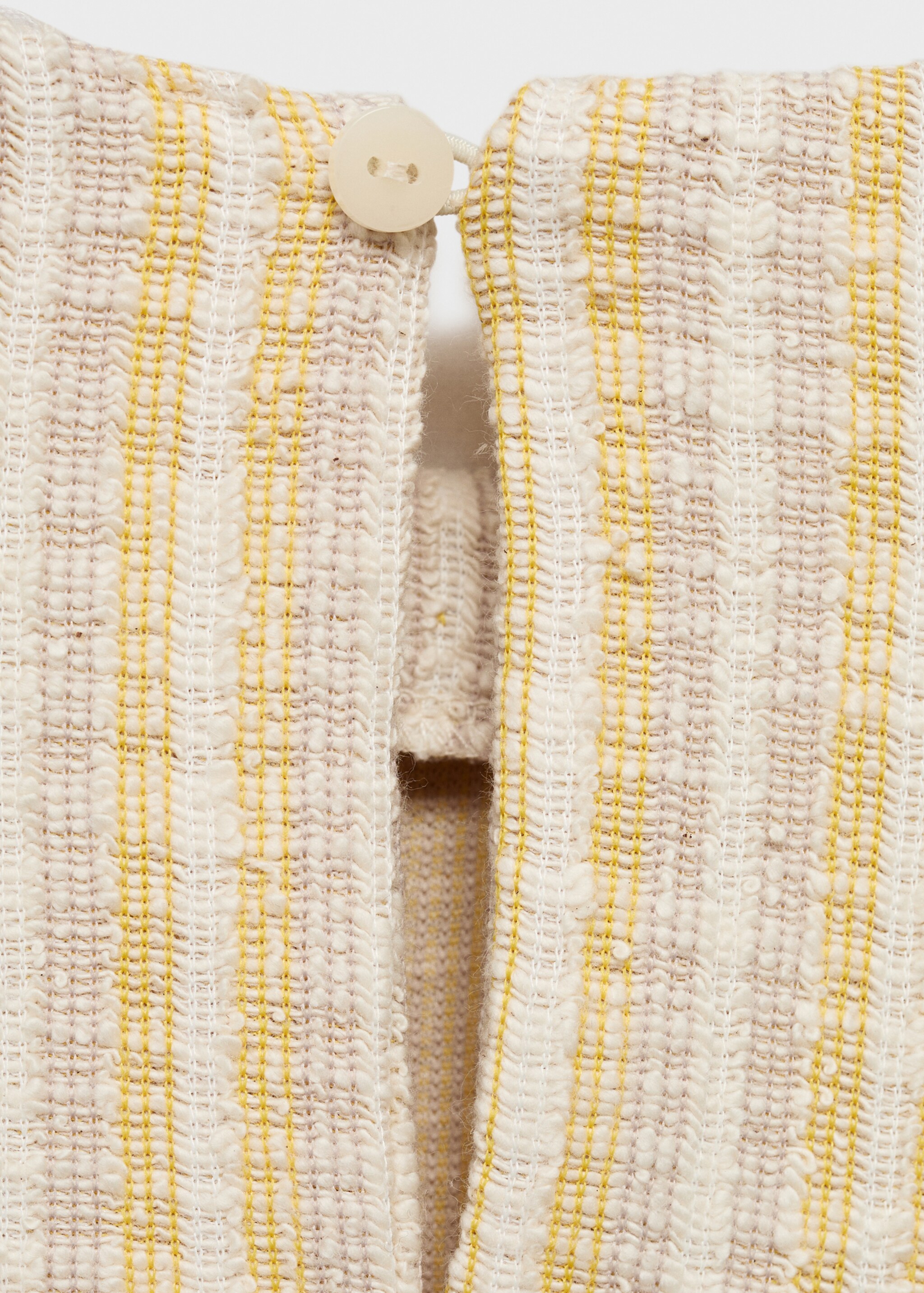 Textured striped T-shirt - Details of the article 0