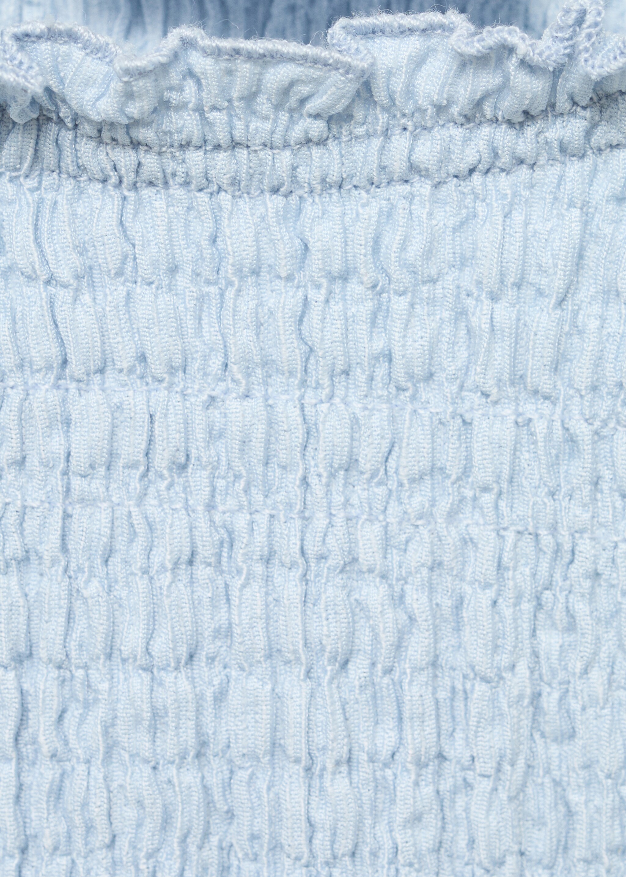 Short-sleeved t-shirt with ruffles - Details of the article 0