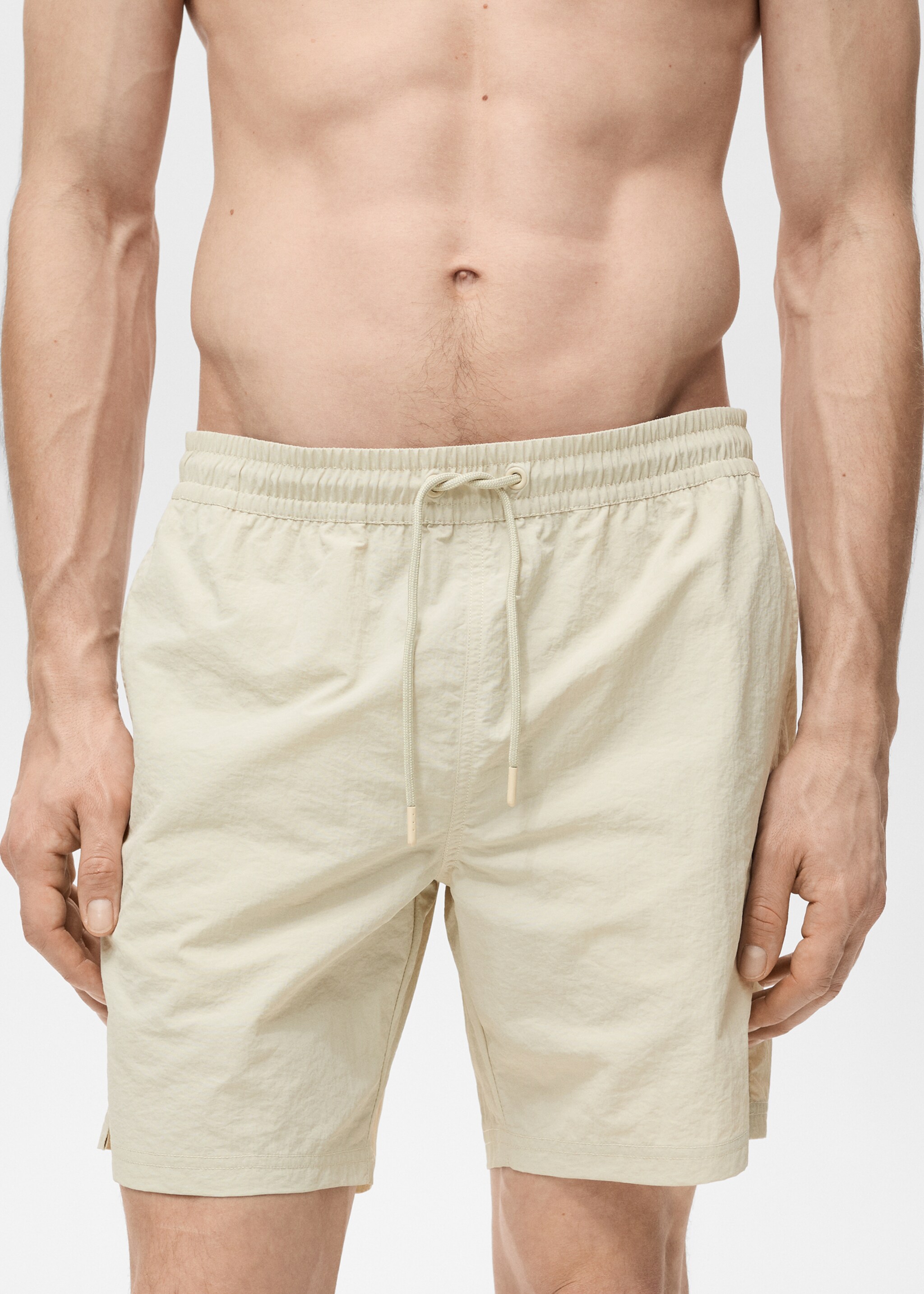 Basic drawstring swimsuit - Details of the article 1