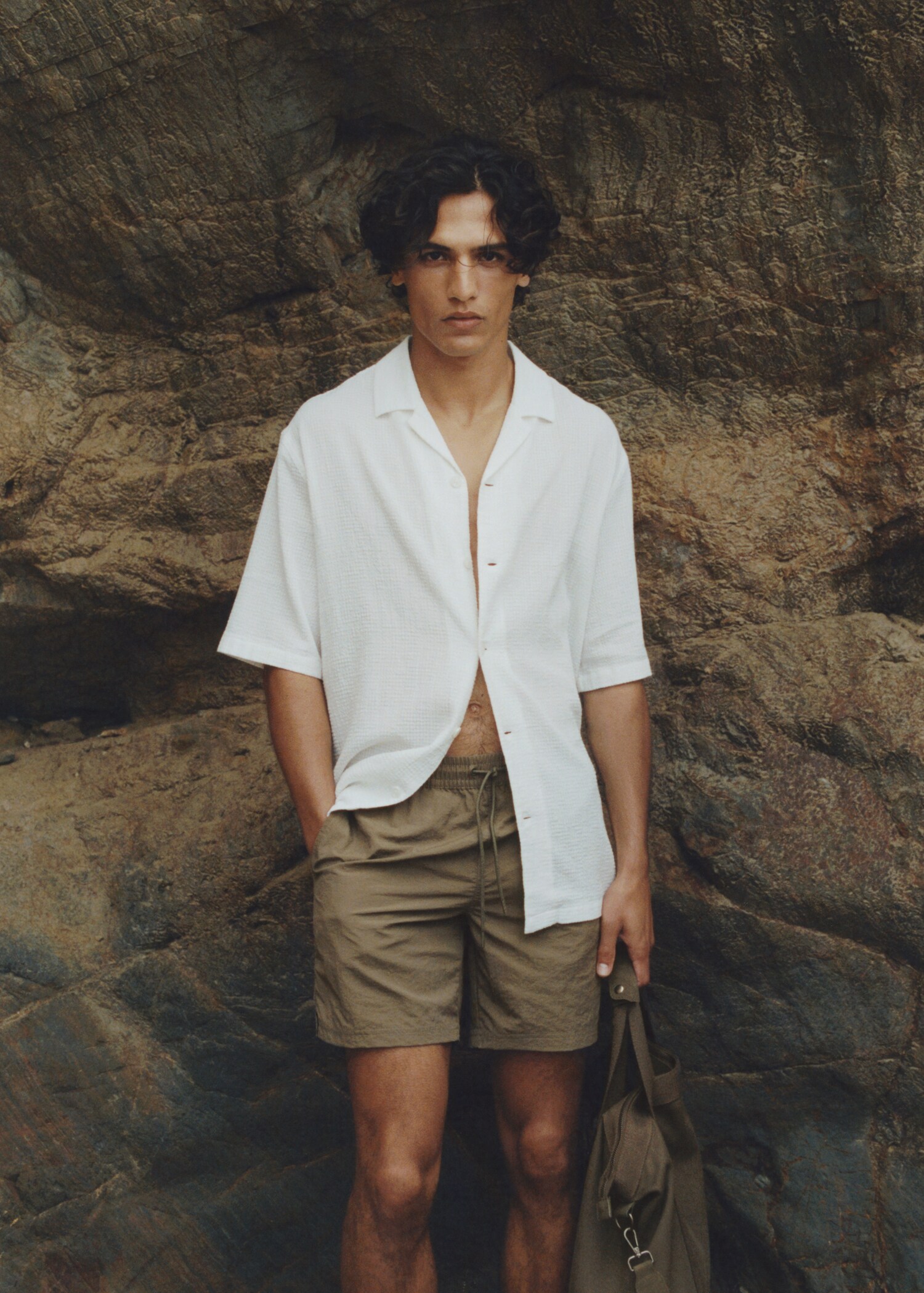 Basic drawstring swimsuit - Details of the article 5