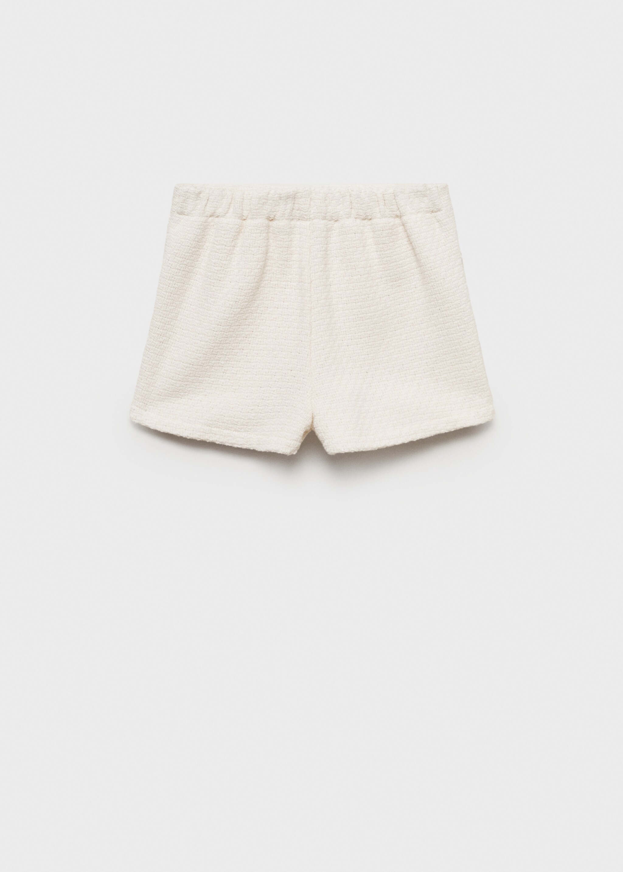 Jupe short effilochée - Verso de l’article