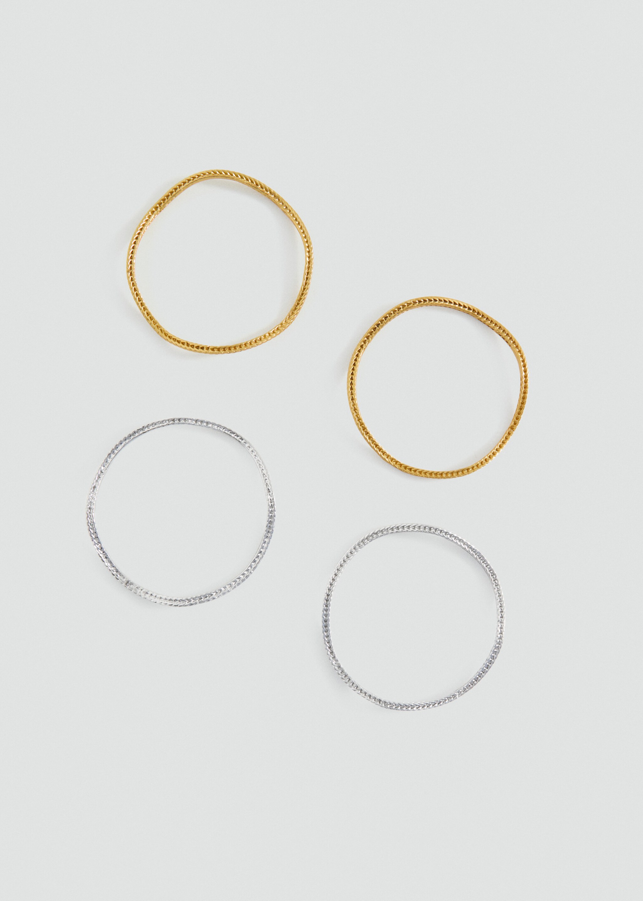Metall armband set - Bild av mittparti