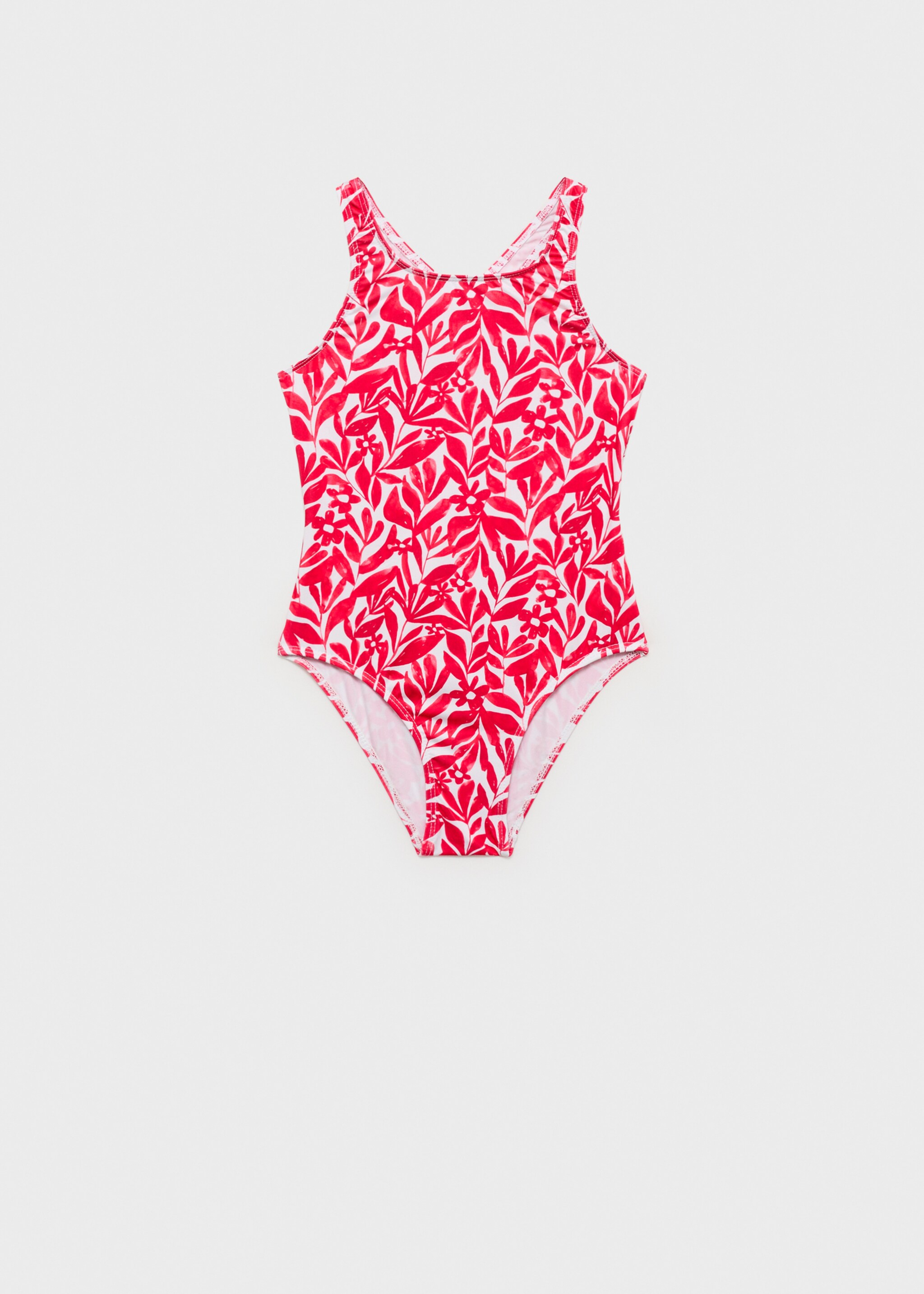 Cross-back printed swimsuit - Article without model