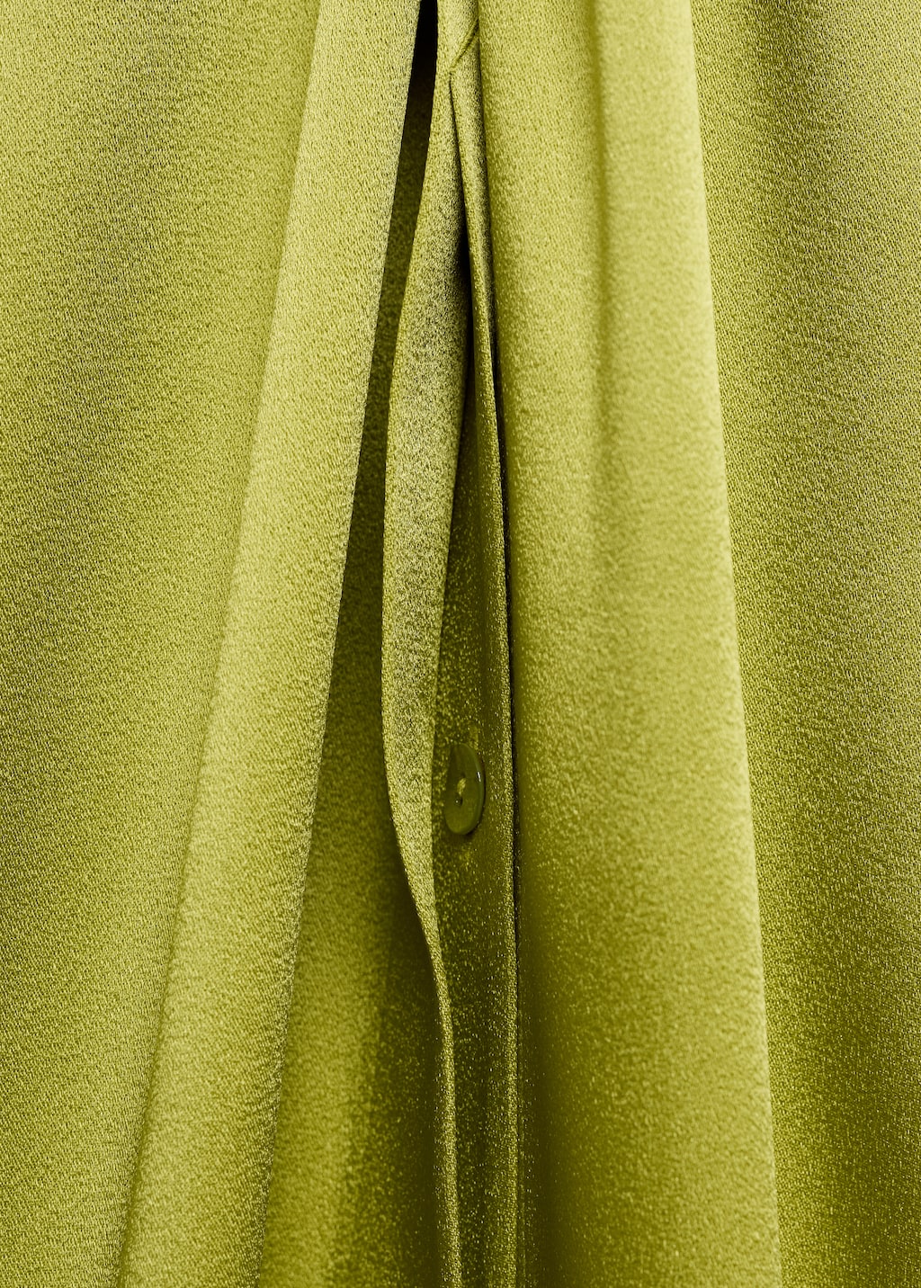 Draped shirt dress with side openings