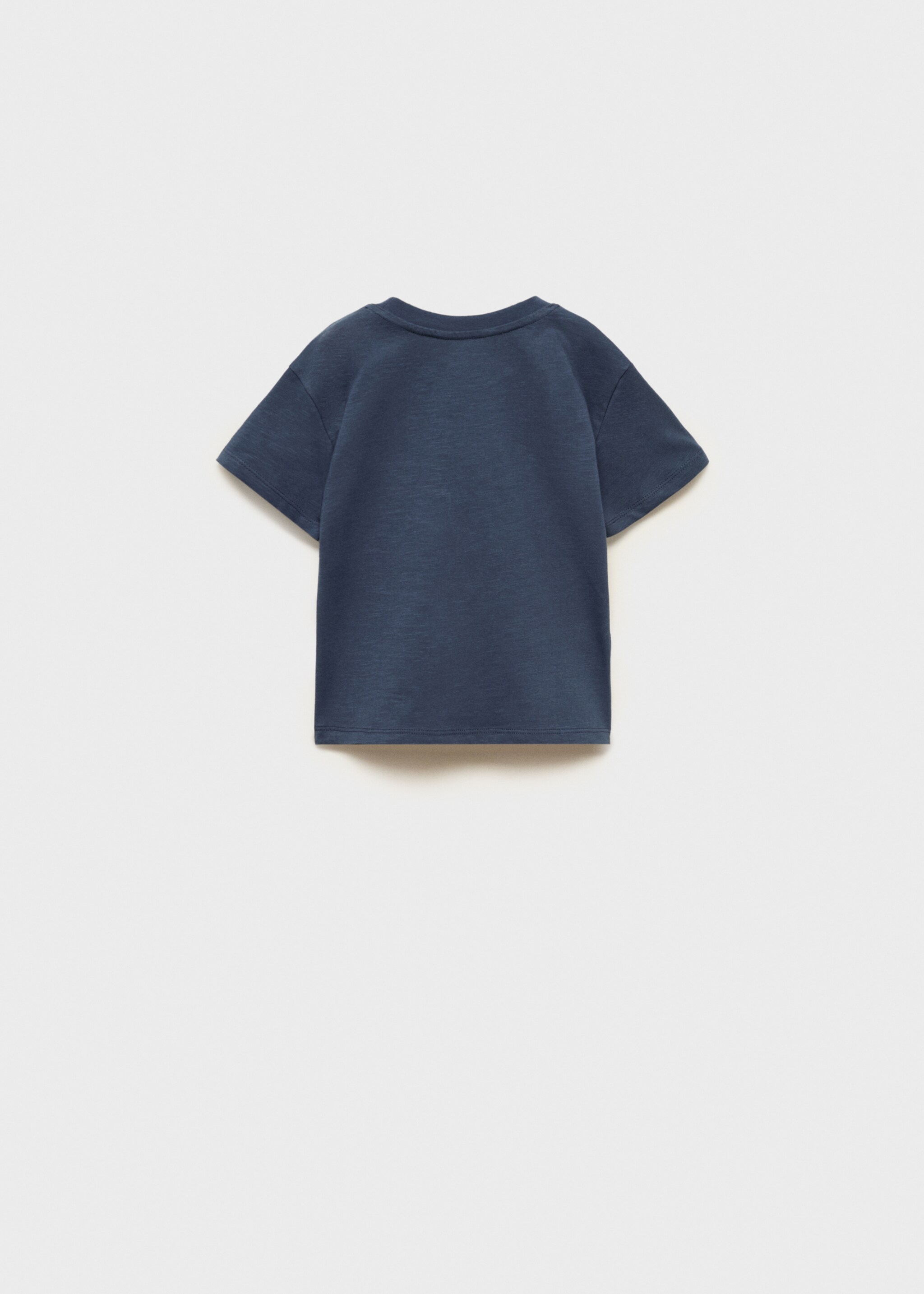 Embossed cotton t-shirt - Reverse of the article