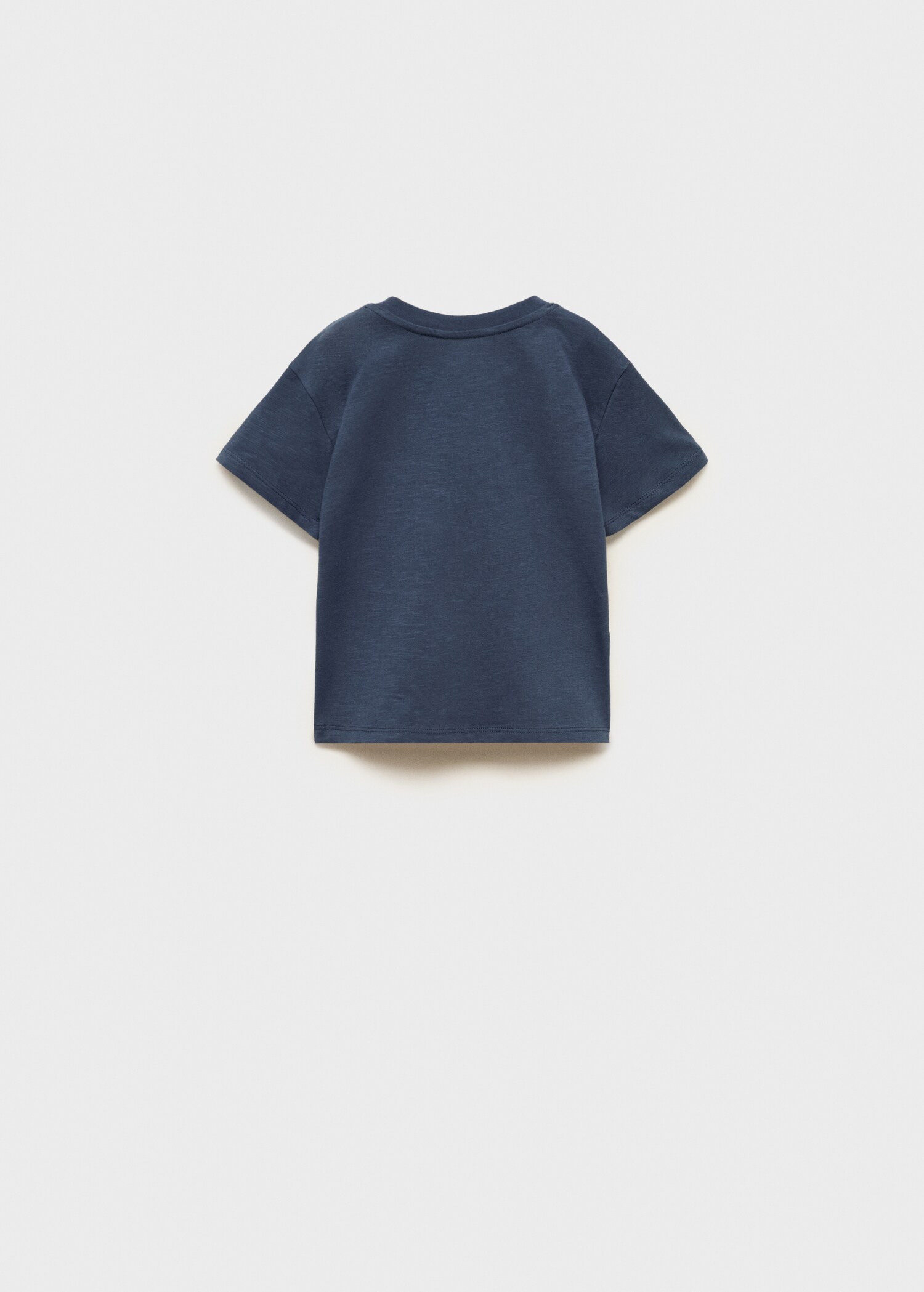 Tricou din bumbac cu model în relief - Spatele articolului