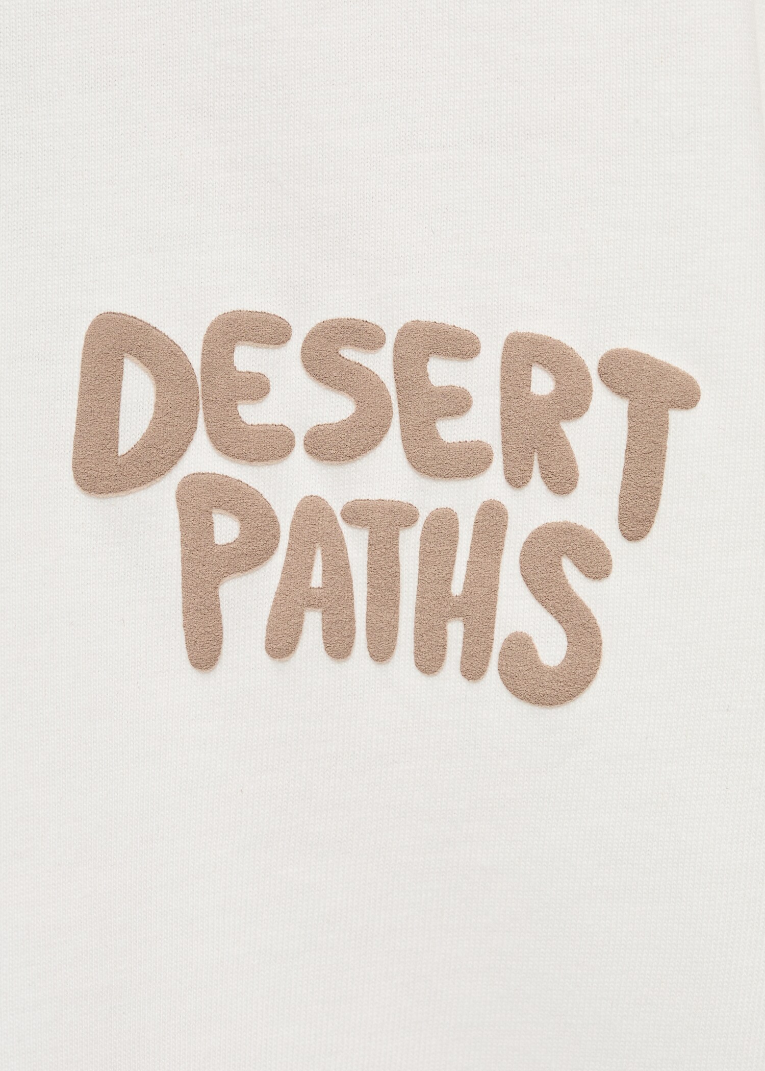 Printed embossed letters t-shirt - Details of the article 8