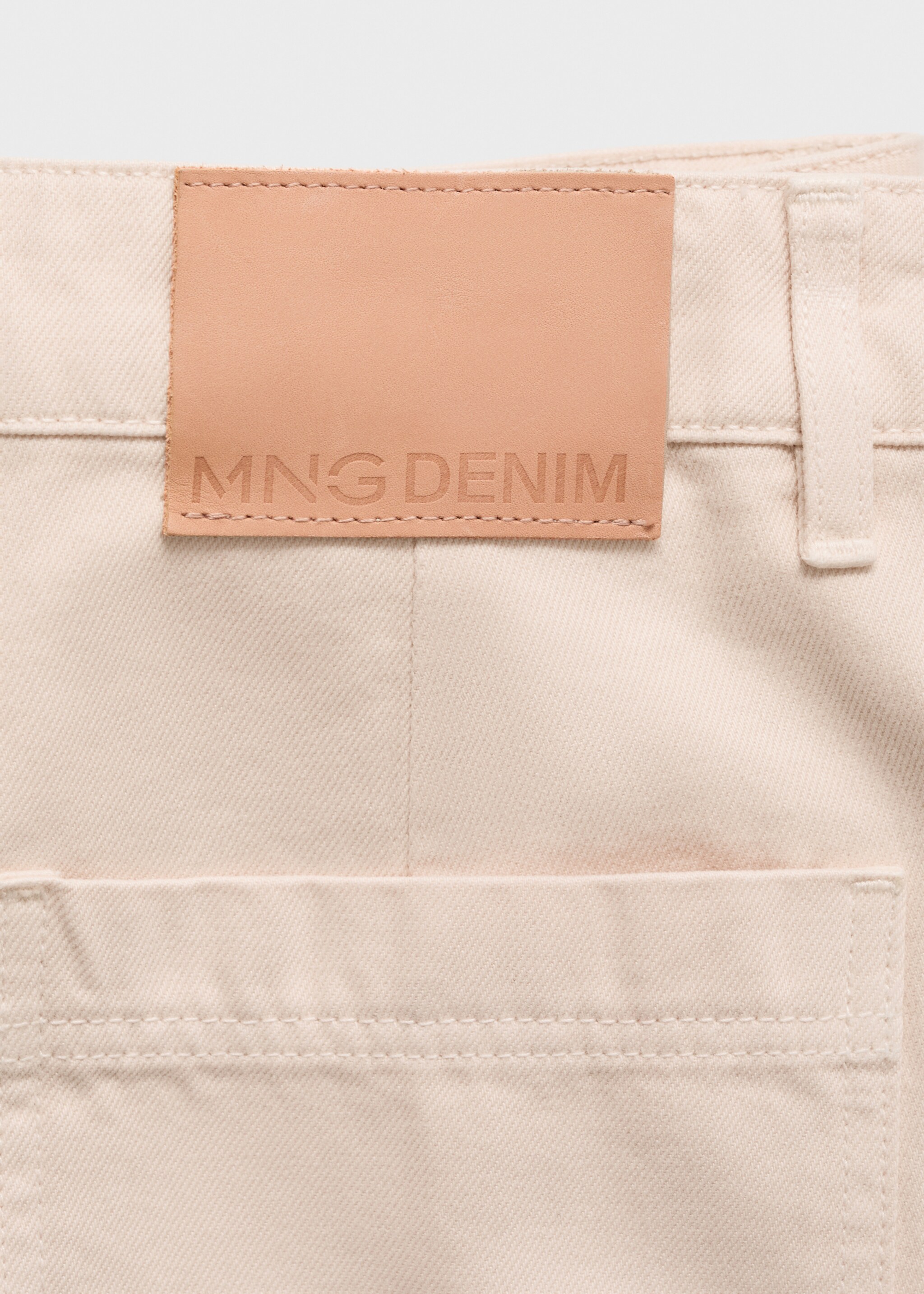 Jeans wideleg pinggang tinggi - Rincian barang 0