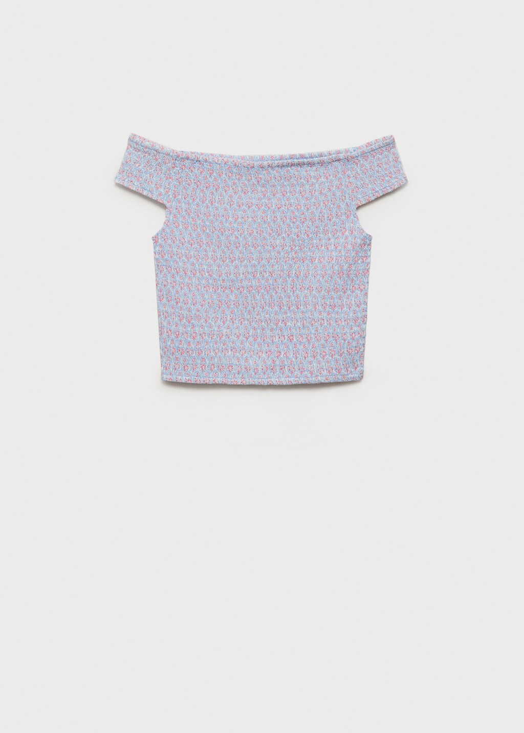 Print off-shoulder top - Teen | MANGO Canada