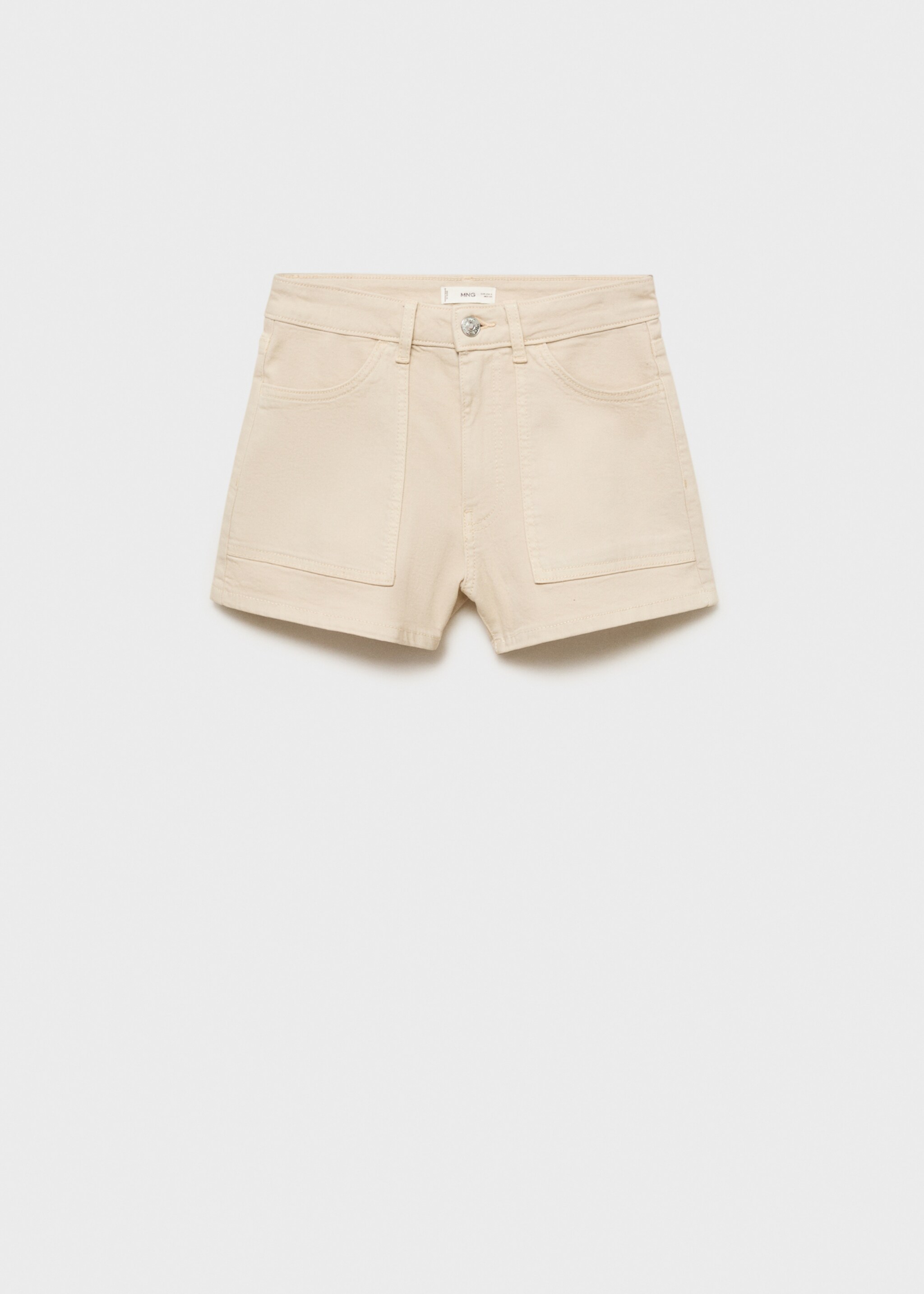 Denim shorts with pockets - Article without model