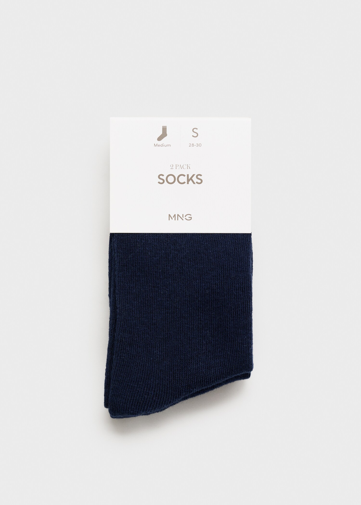 2 pack plain socks - Article without model