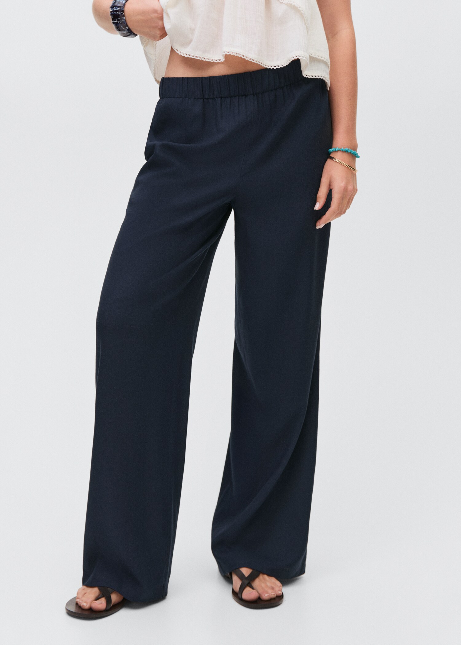 Linnen straight-fit broek - Detail van het artikel 6