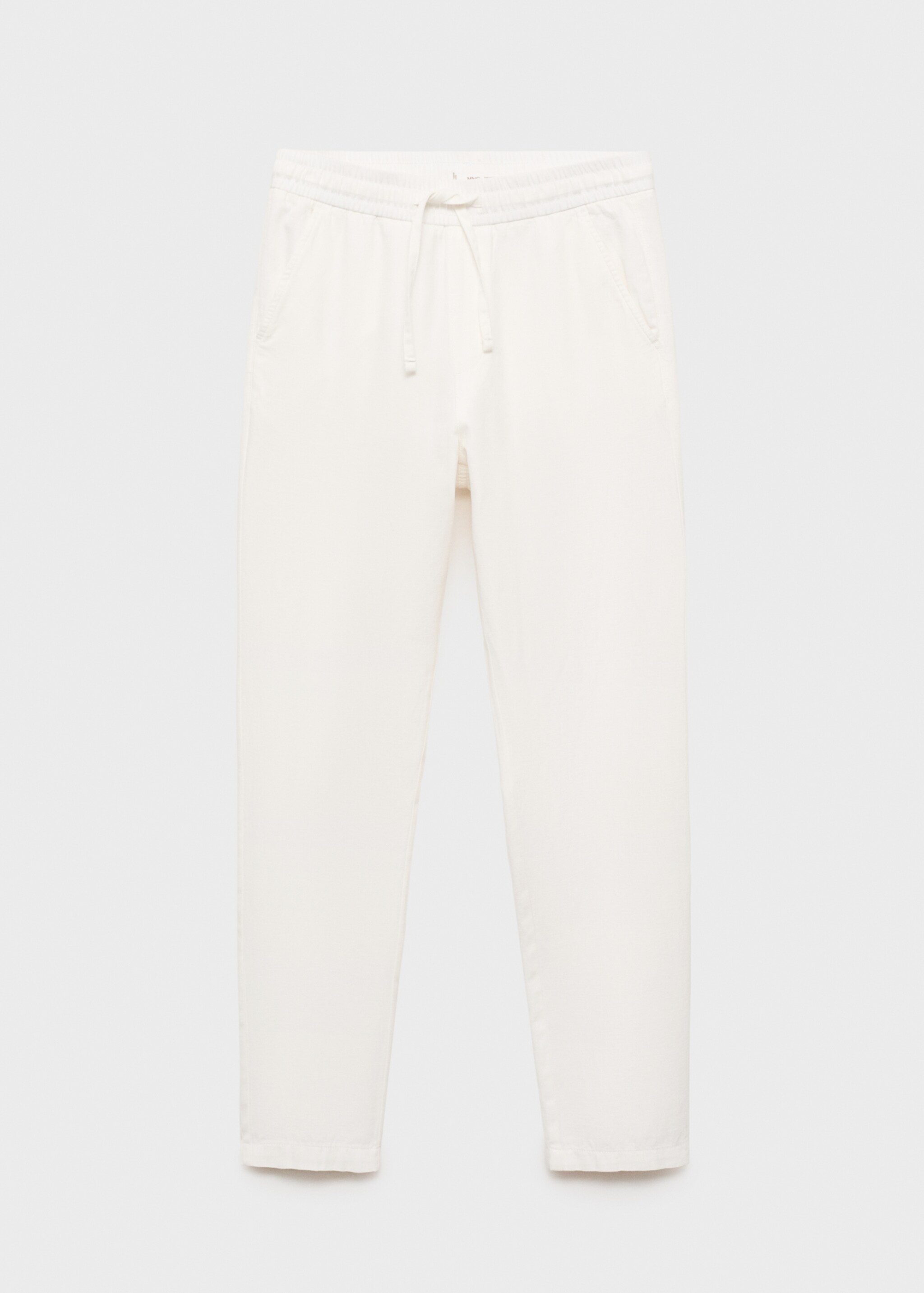 Linen jogger trousers - Article without model