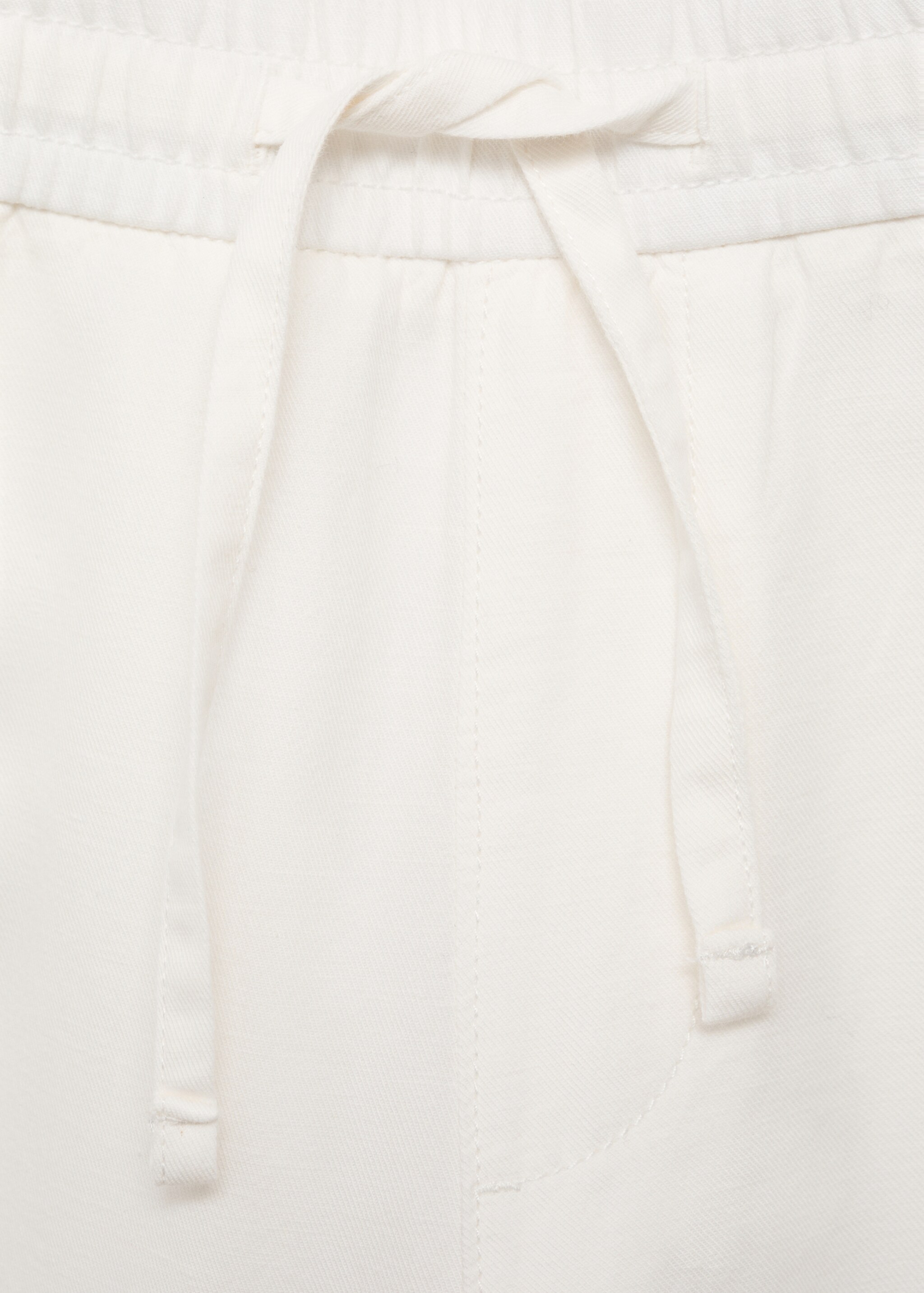 Cotton linen-blend trousers - Details of the article 8