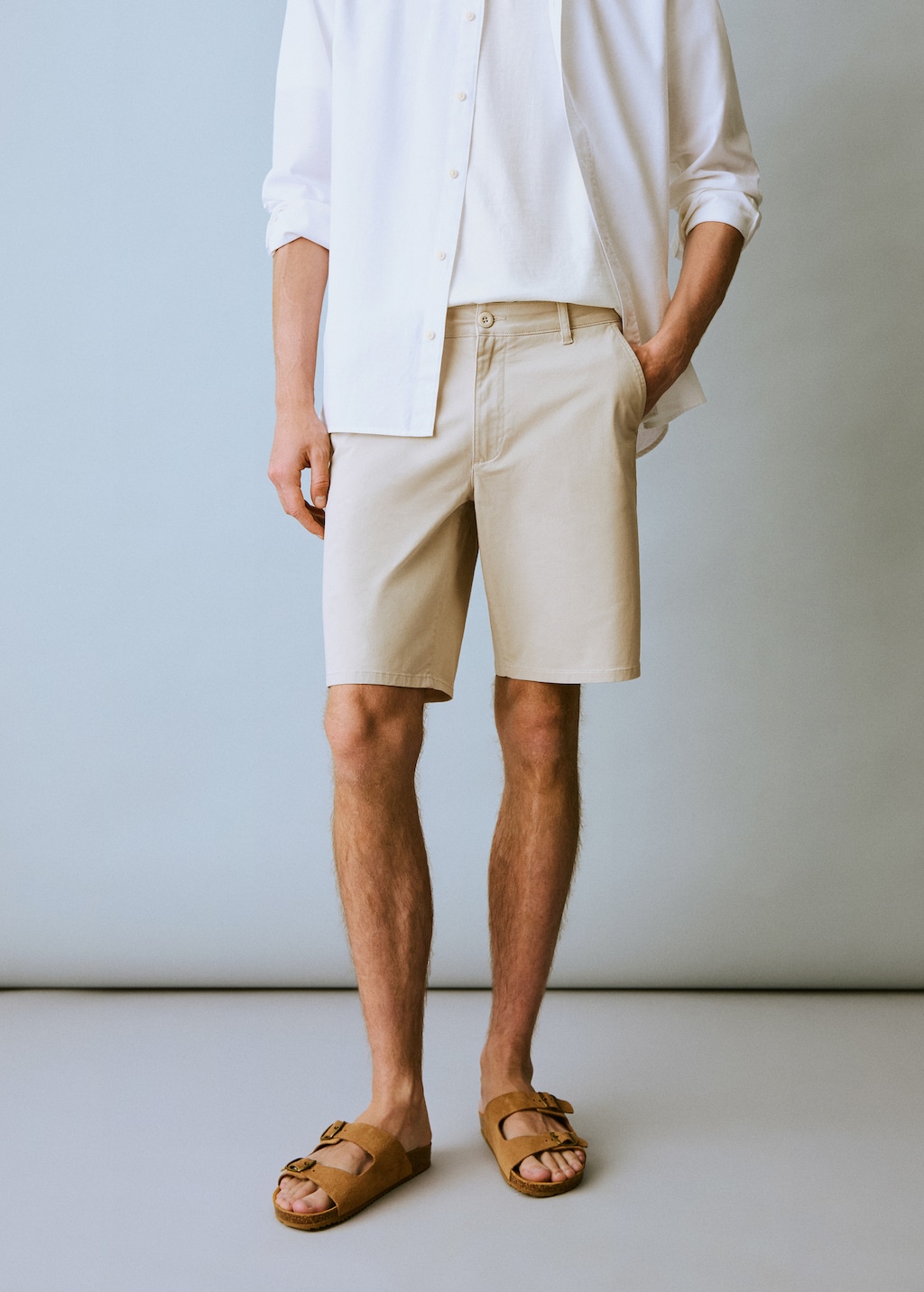Cotton Bermuda shorts