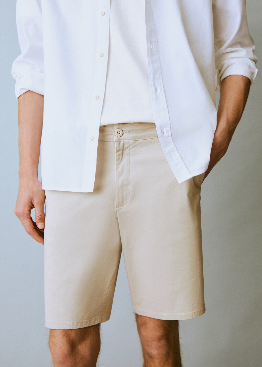 Cotton Bermuda shorts