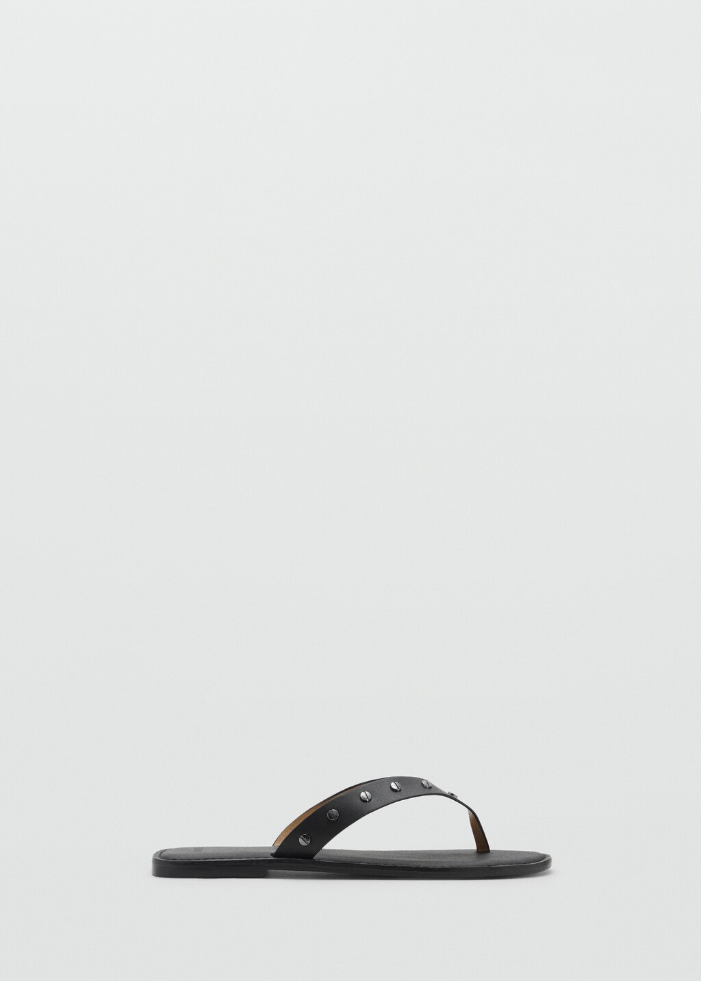 Studded leather sandals