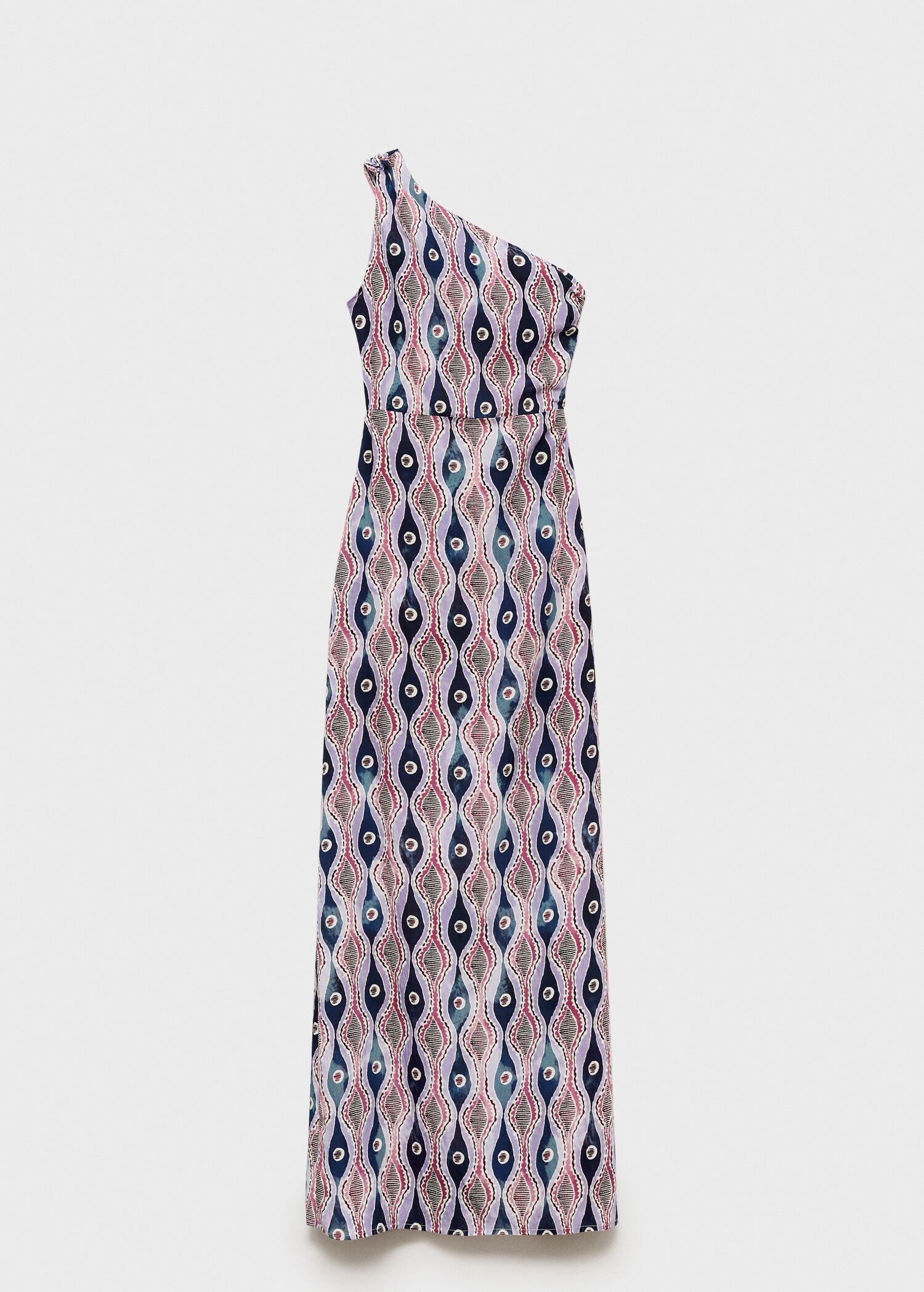 Asymmetrisches Printkleid - Artikel ohne Model
