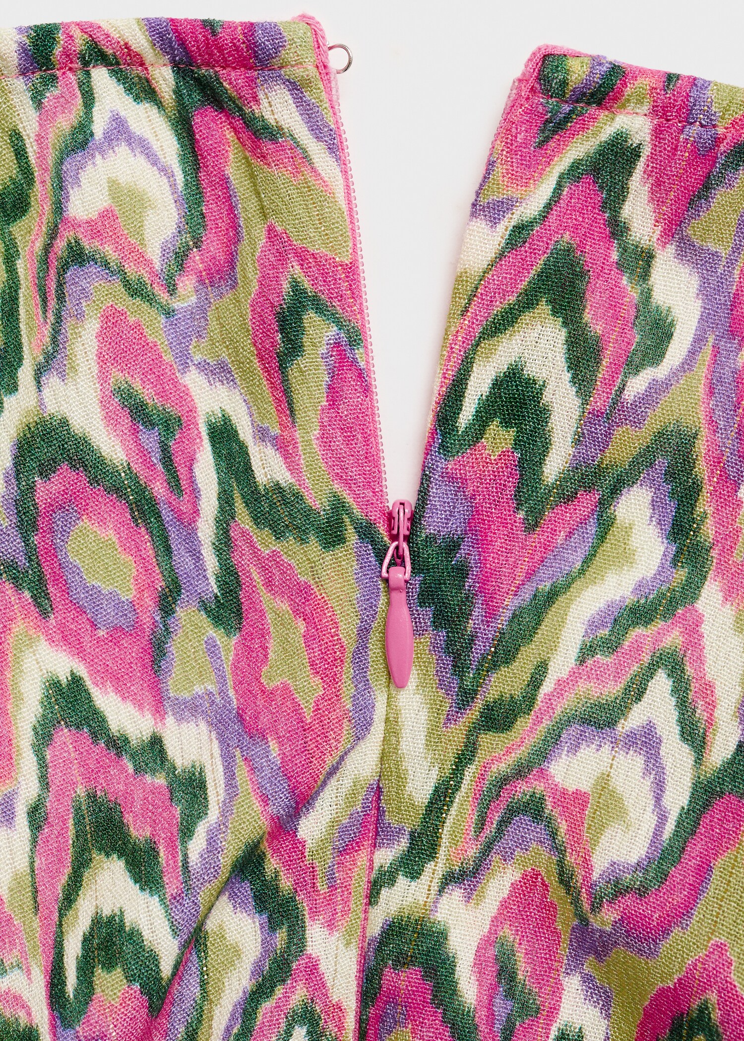 Printed bow dress - Details of the article 0