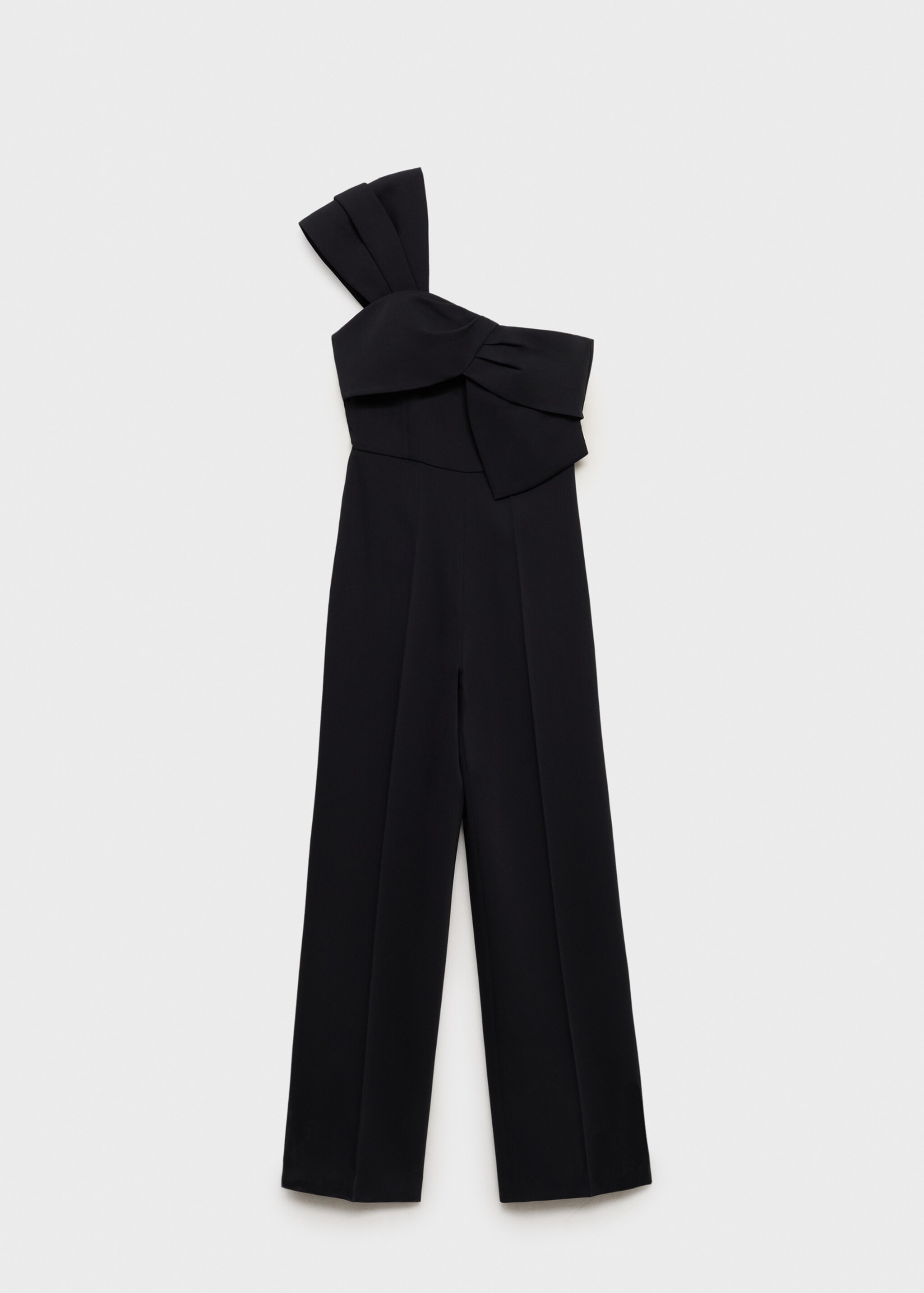 Long jumpsuit with draped neckline - Article without model