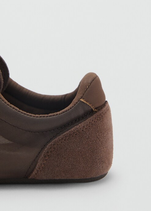 Suede Lace-Up Sneakers