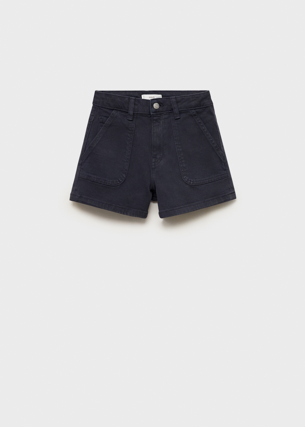 デニム・ジーパン +AMOMENTO+ GARCONNE SHORTSBLACK AM23SSW08PTBK Straight-fit denim shorts - Kids | MANGO USA