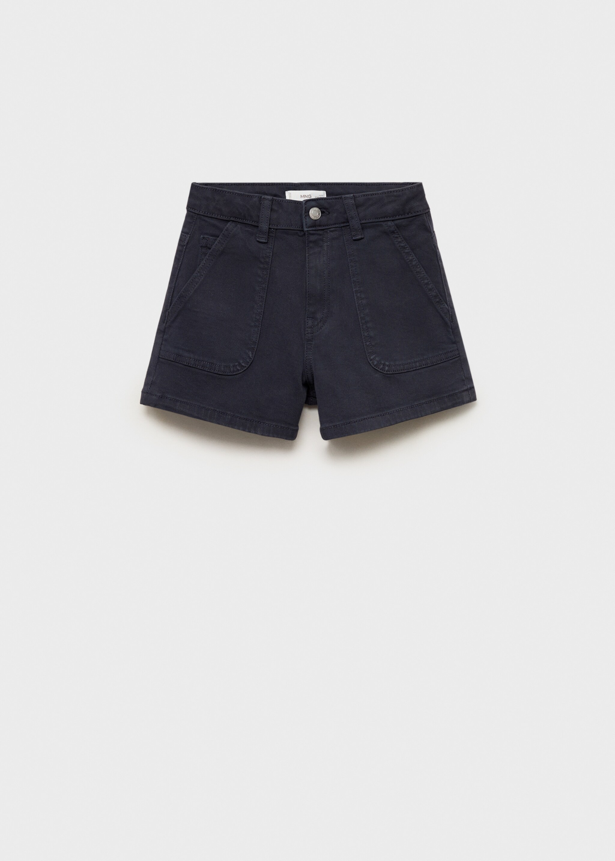 Straight-fit denim shorts - Article without model