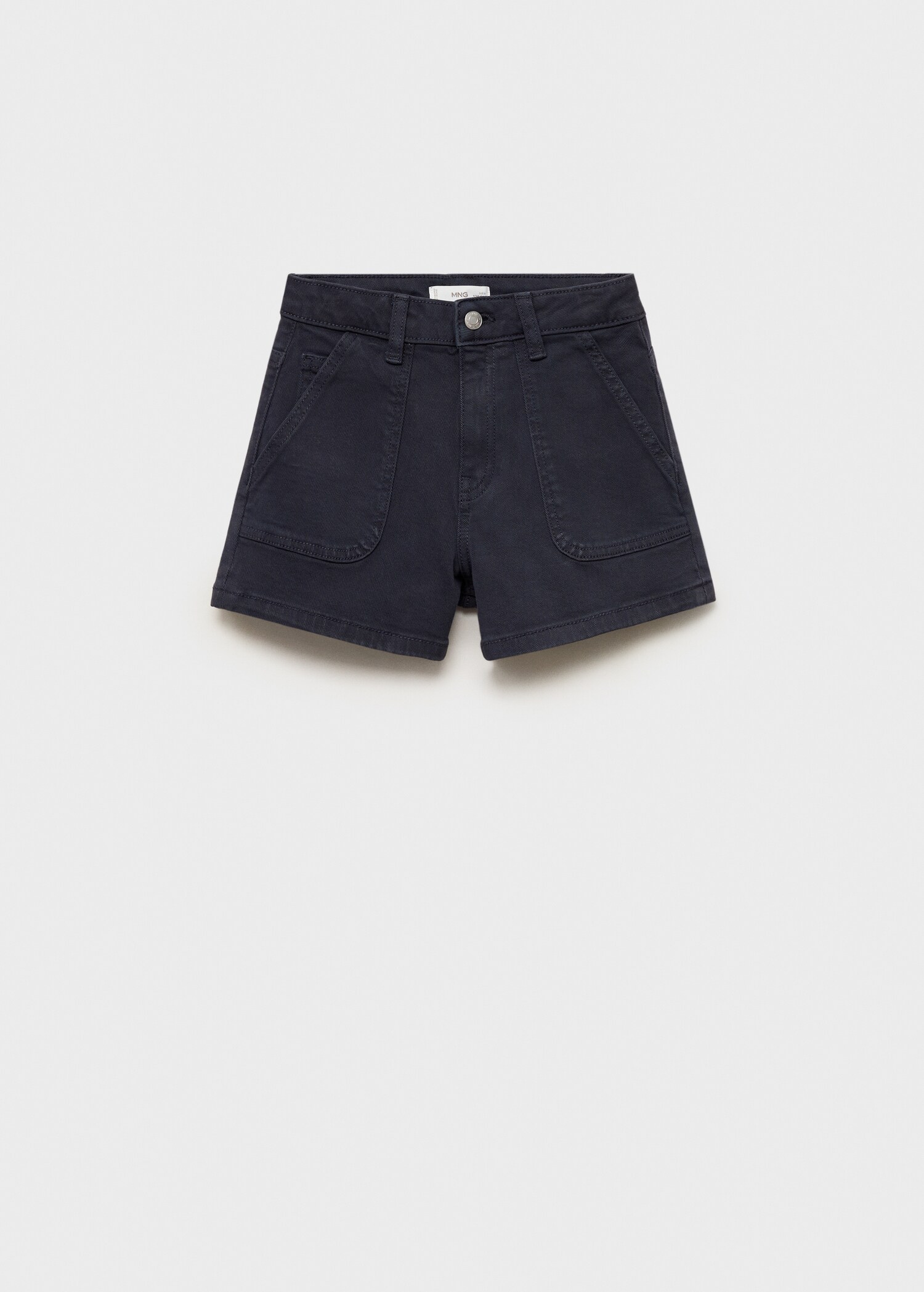 Straight-fit denim shorts - Article without model