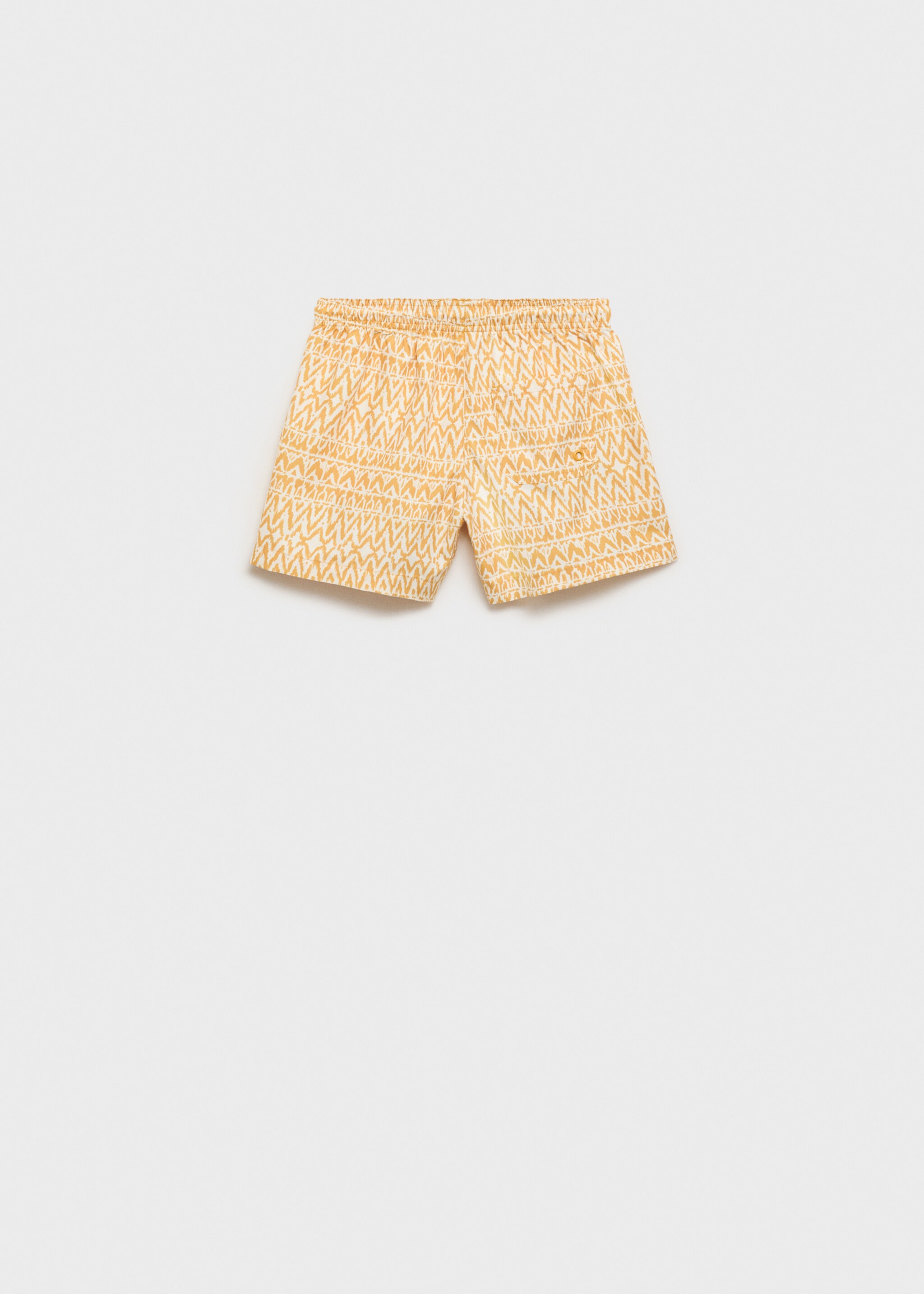 Printed swimsuit with drawstring - Reverse of the article