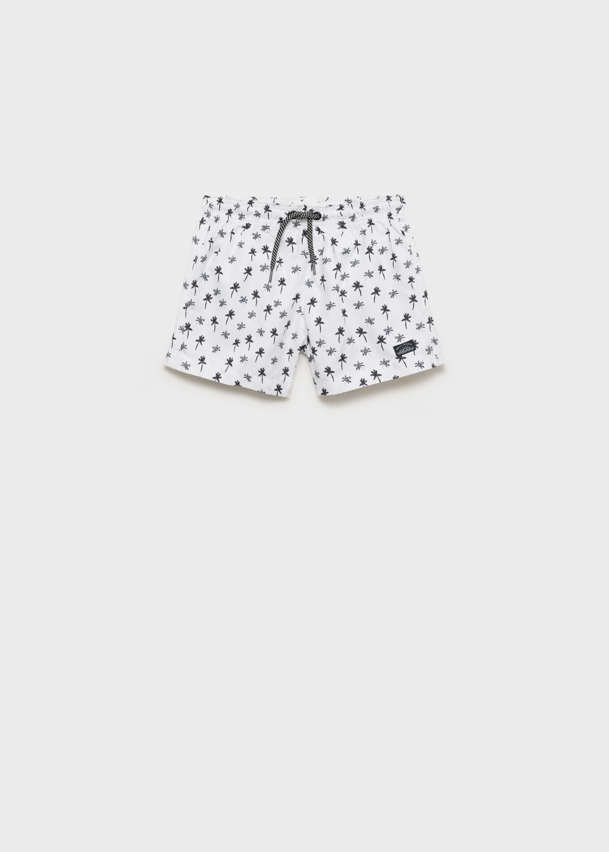 Palm trees print swimsuit trunks - Article without model