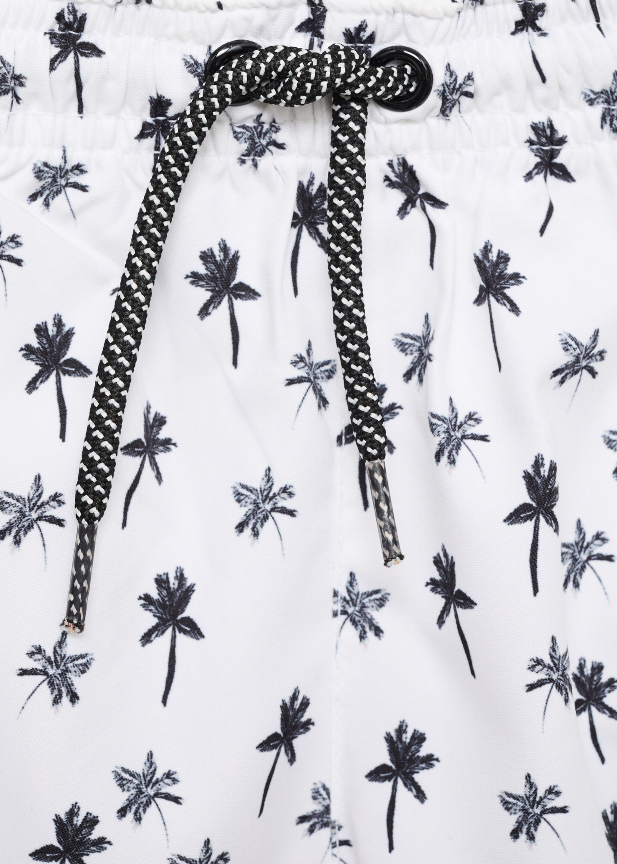 Palm trees print swimsuit trunks - Details of the article 8