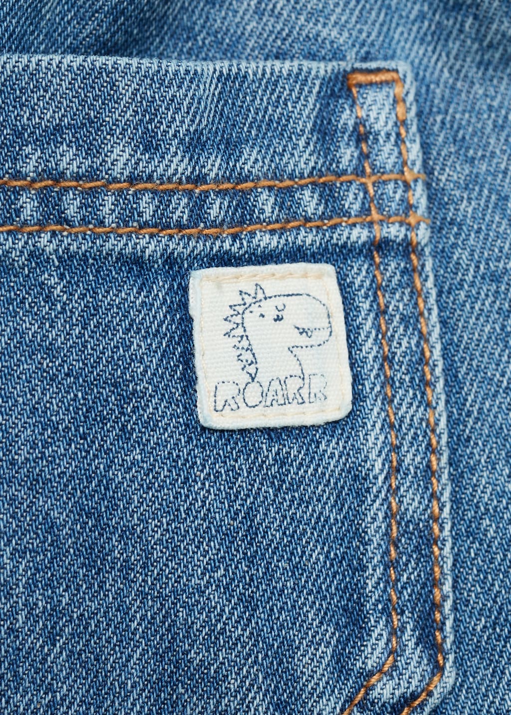 Drawstring denim Bermuda shorts