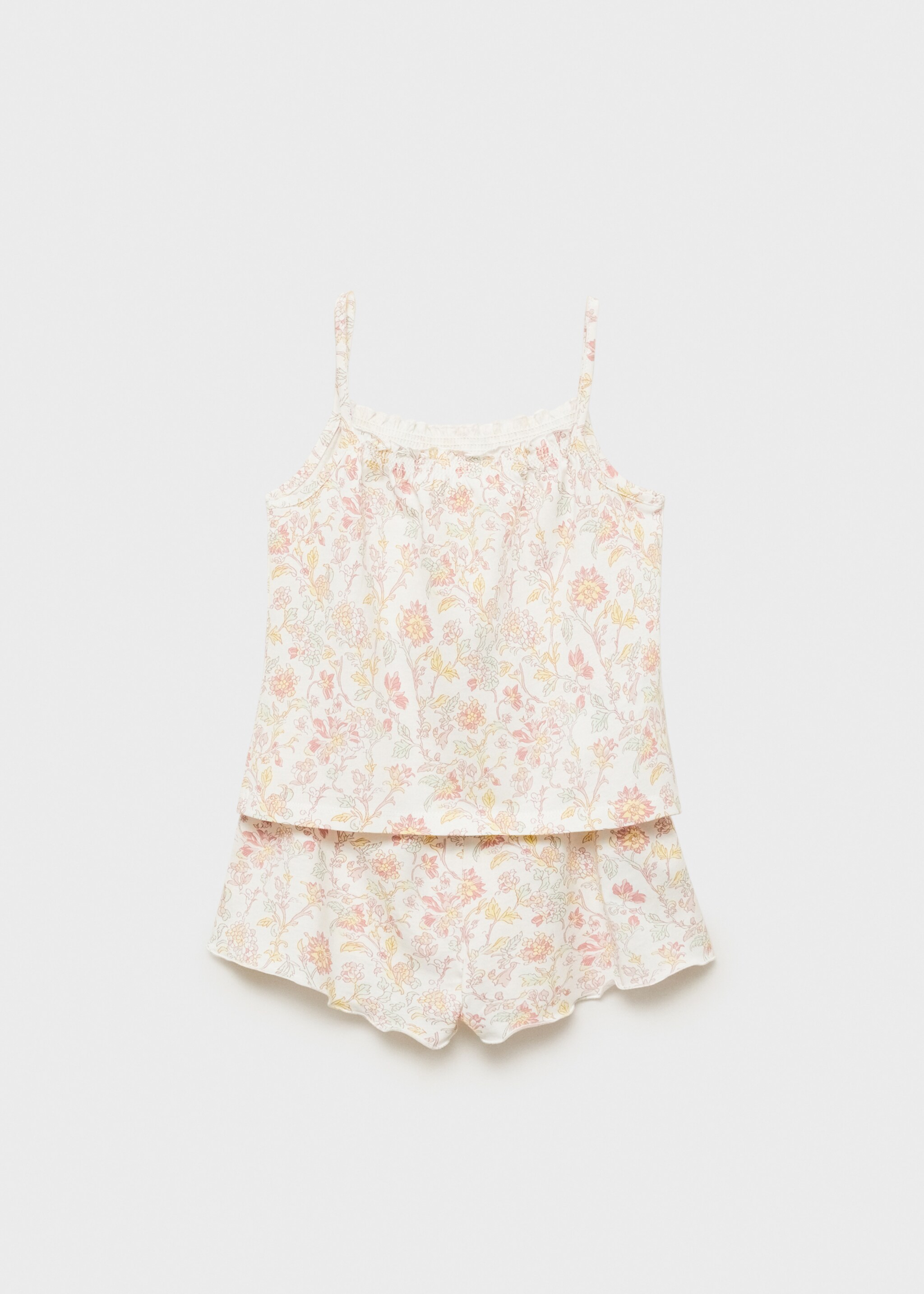 Floral-print pyjamas - Reverse of the article