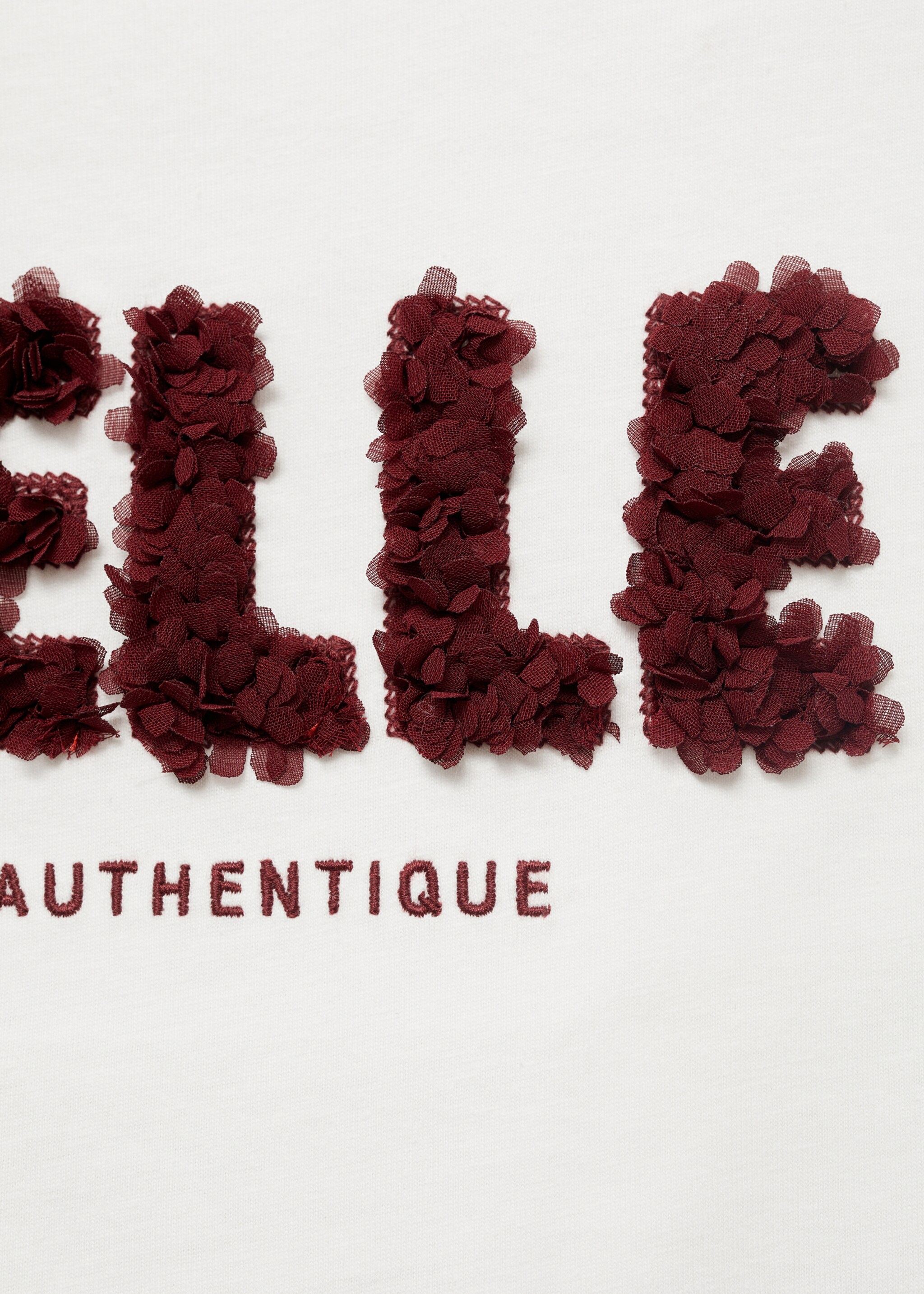Embossed message t-shirt - Details of the article 0