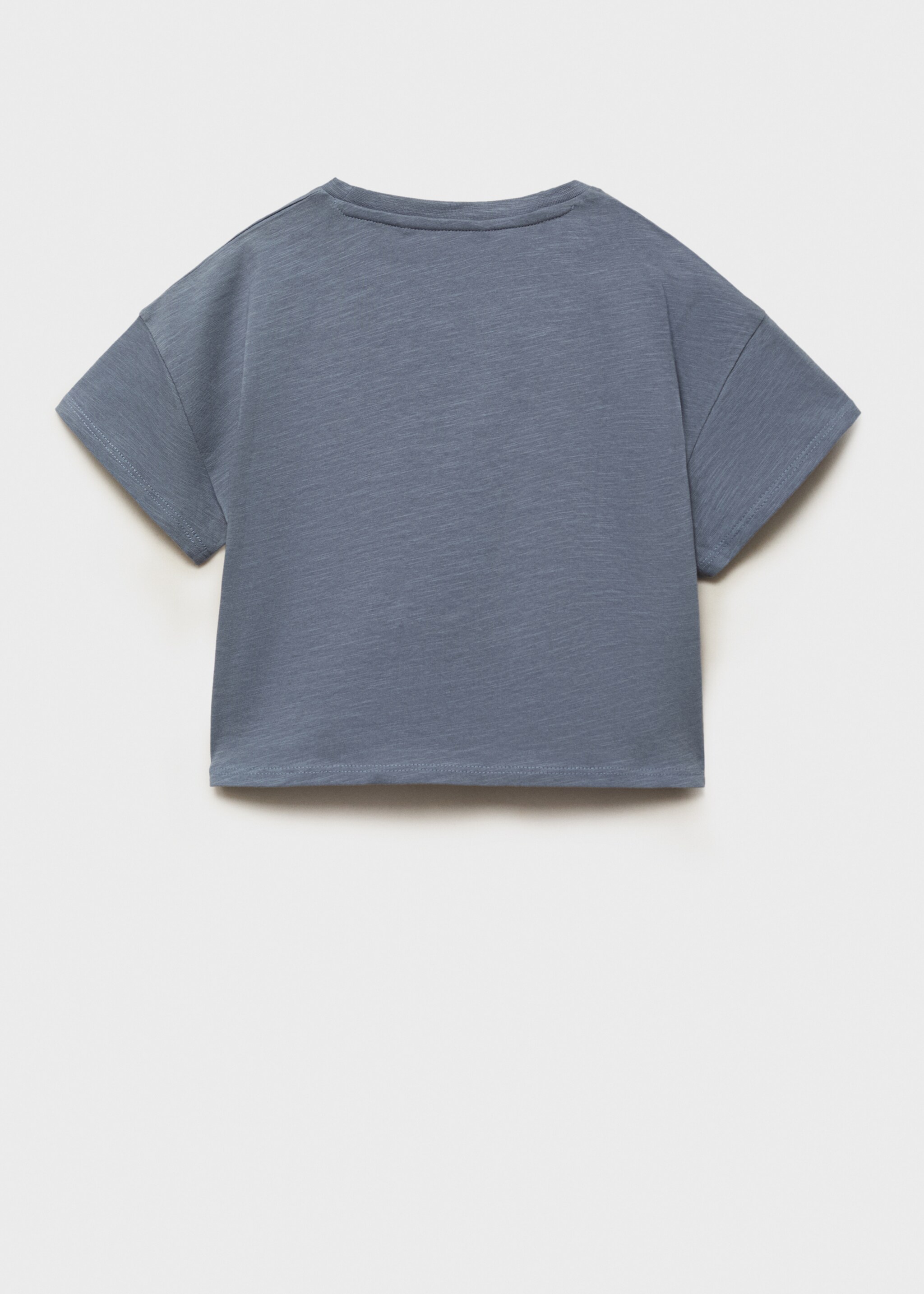Printed cropped t-shirt - Reverse of the article