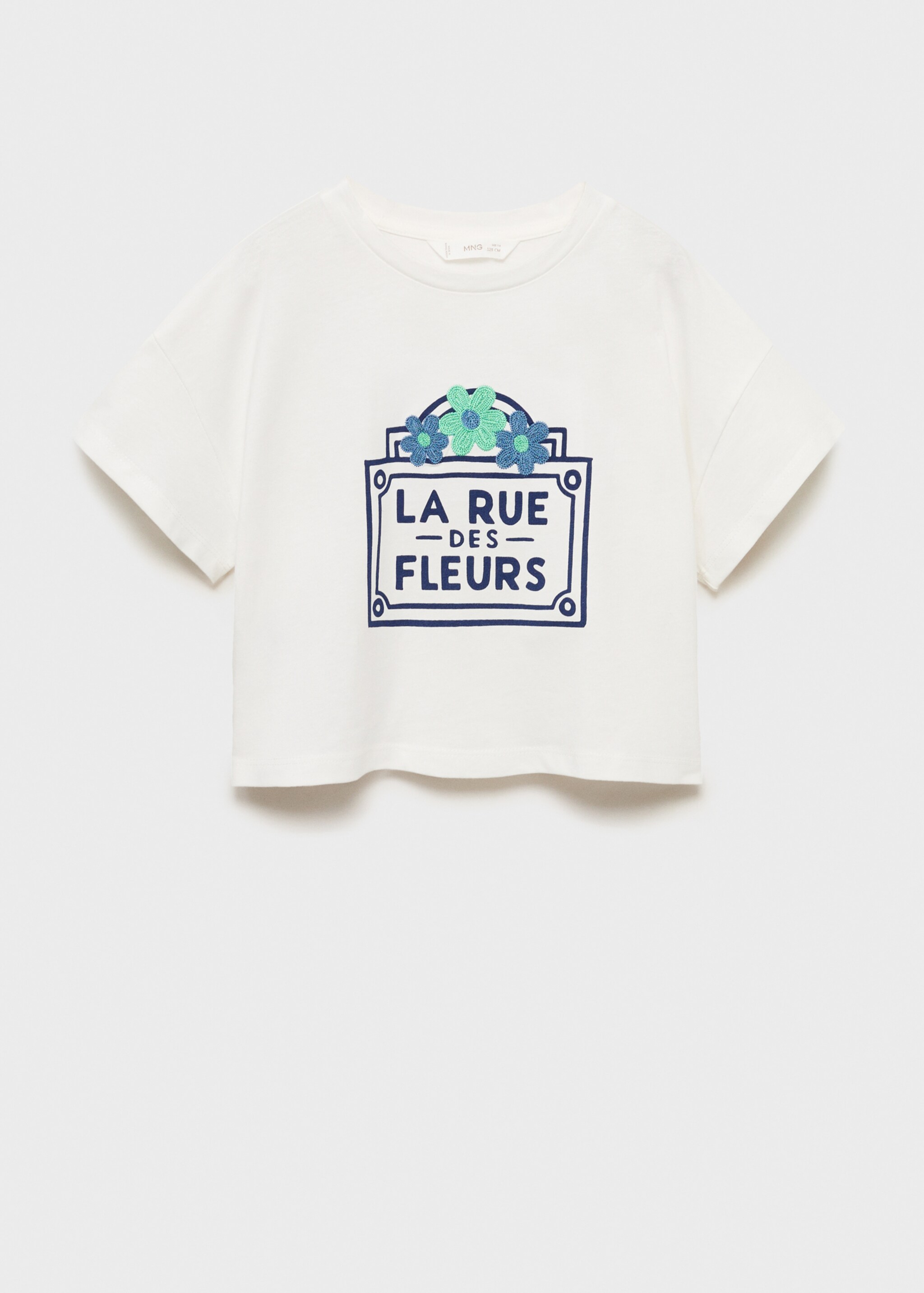 Printed cropped t-shirt - Article without model