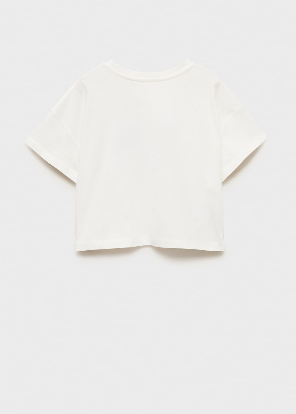 Printed cropped t-shirt - Kids | MANGO USA Printed cropped t-shirt - Kids | MANGO USA
