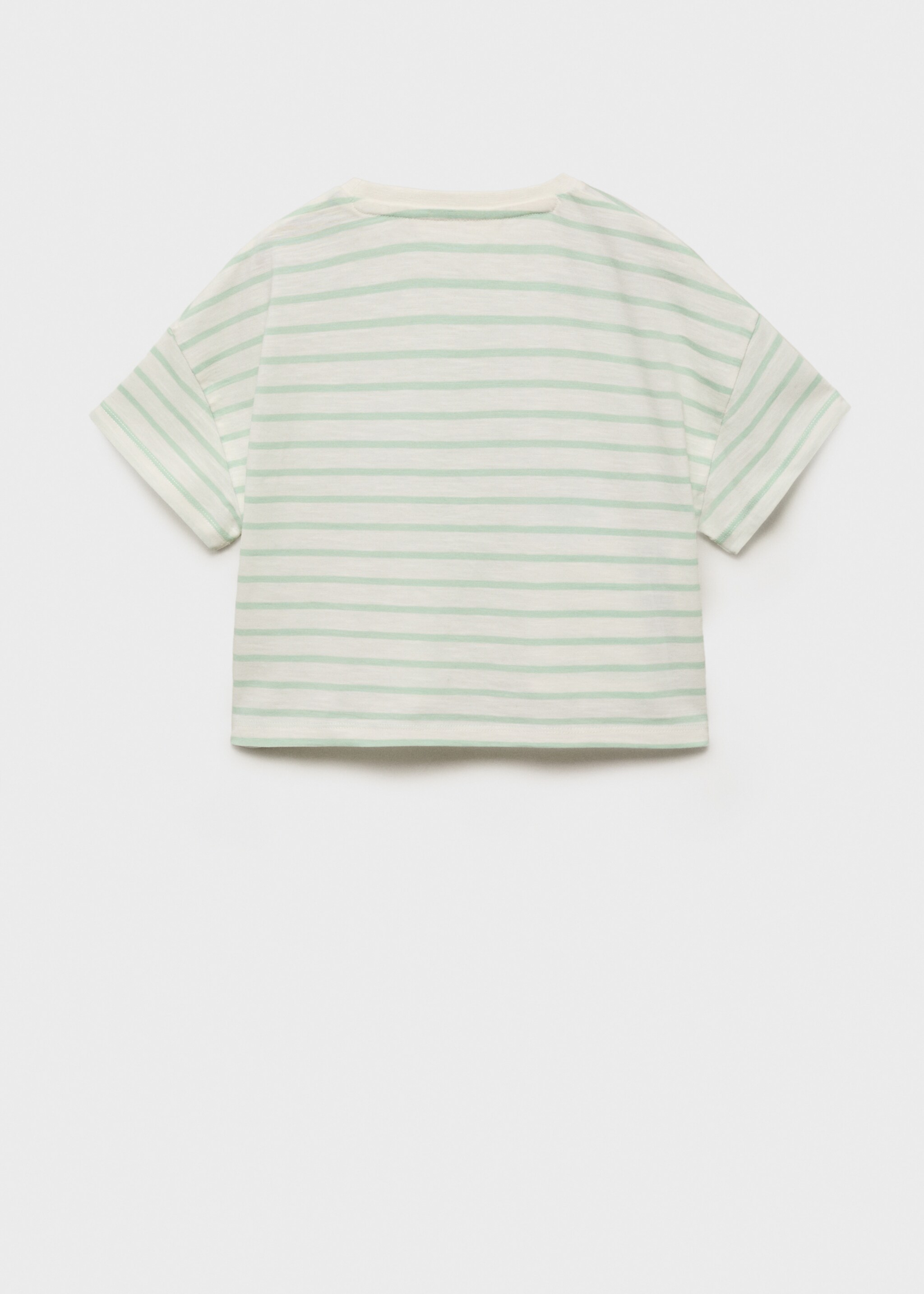 T-shirt à rayures et ornement - Verso de l’article