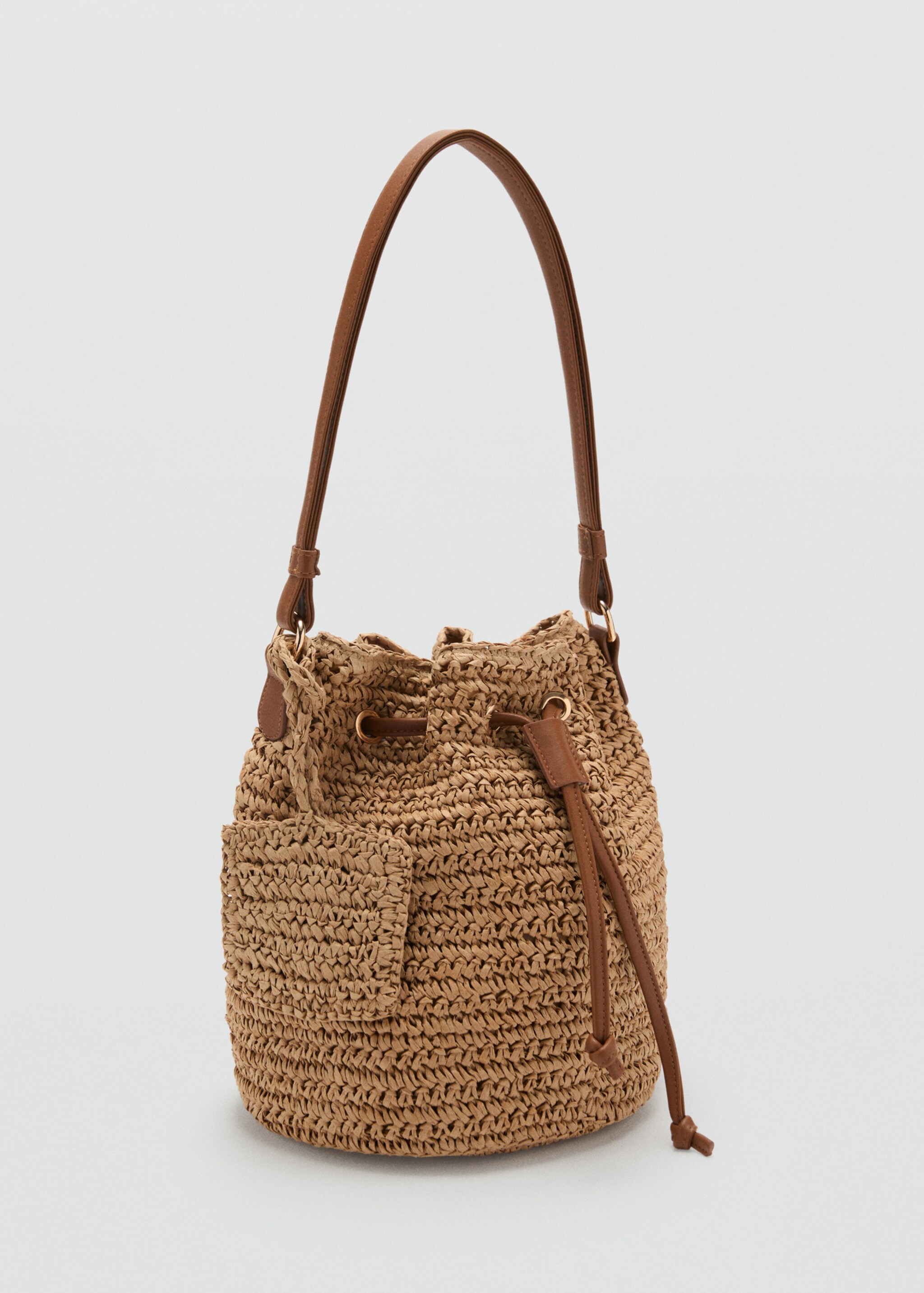Bolso hombro fibra natural - Plano medio
