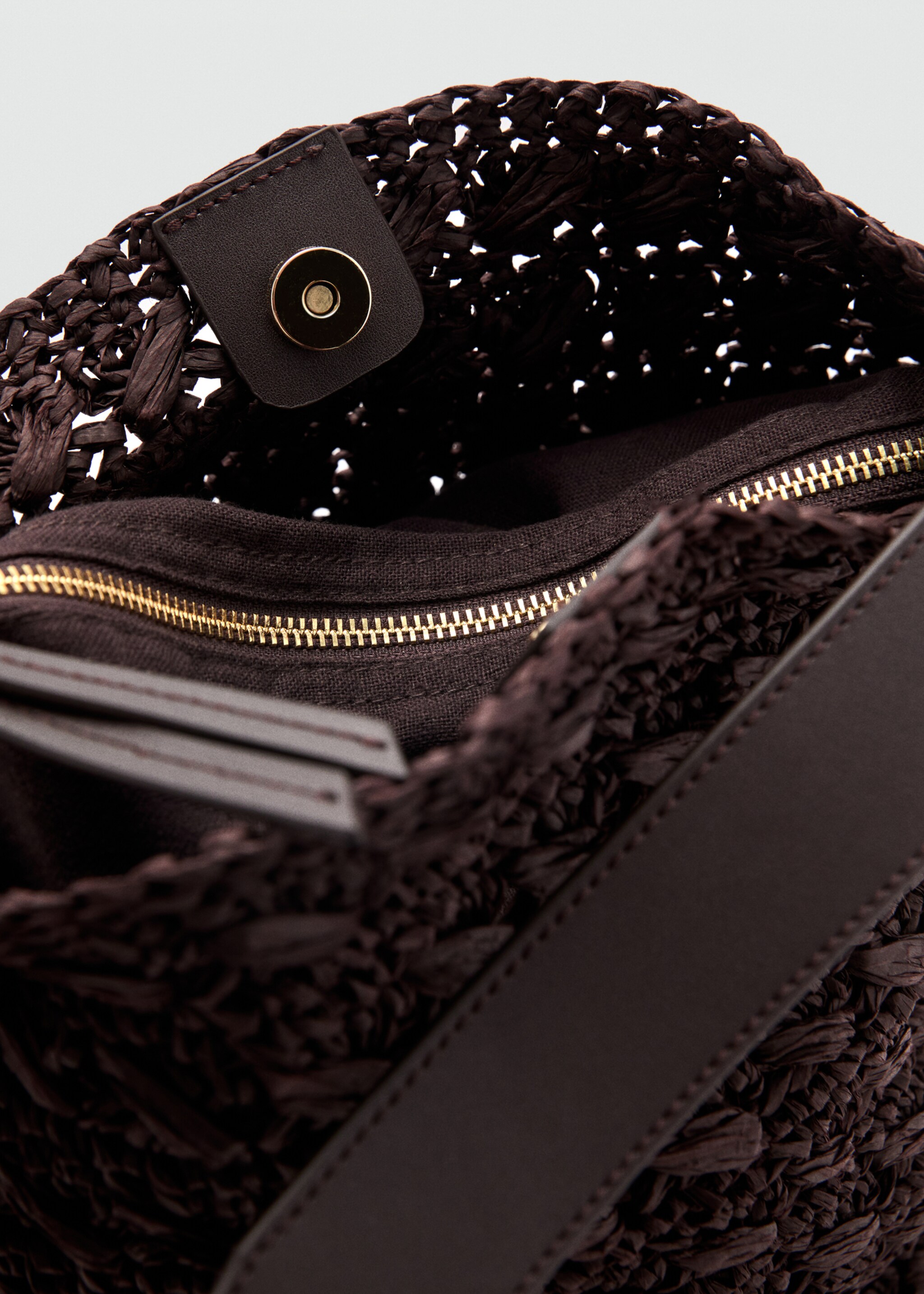 Natural fibre shoulder bag - Details of the article 1