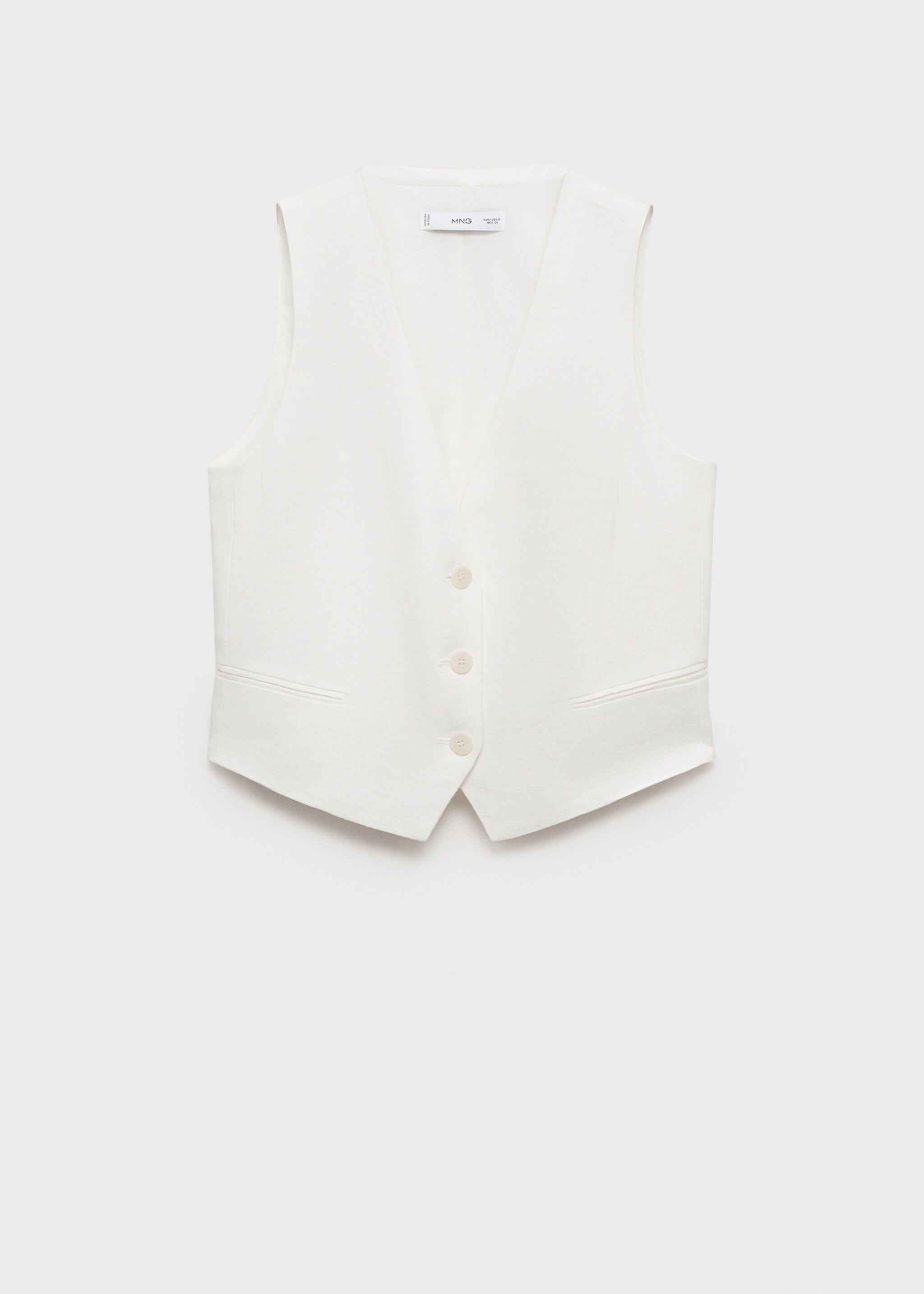 Linen suit waistcoat - Article without model