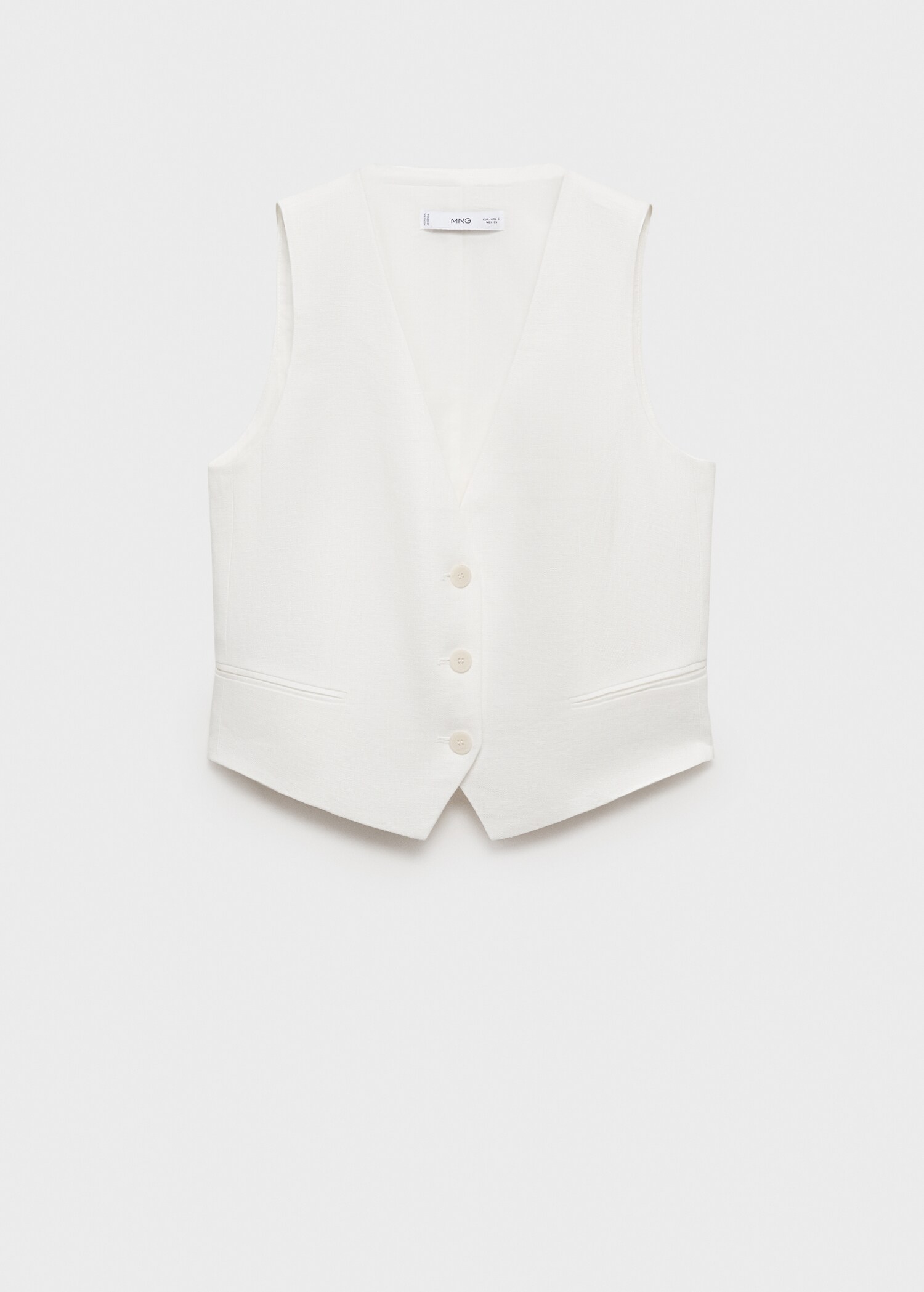 Linen suit waistcoat - Article without model