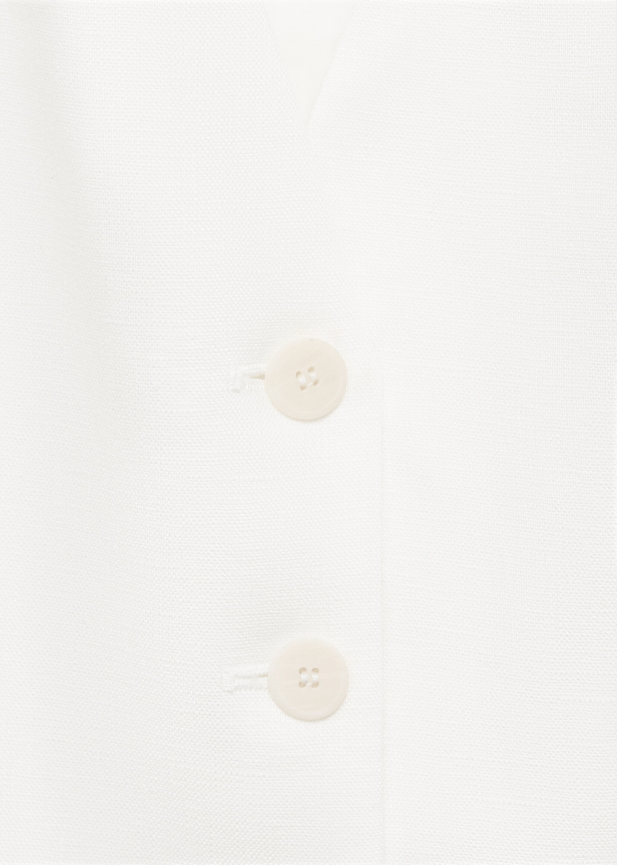 Linen suit waistcoat - Details of the article 8