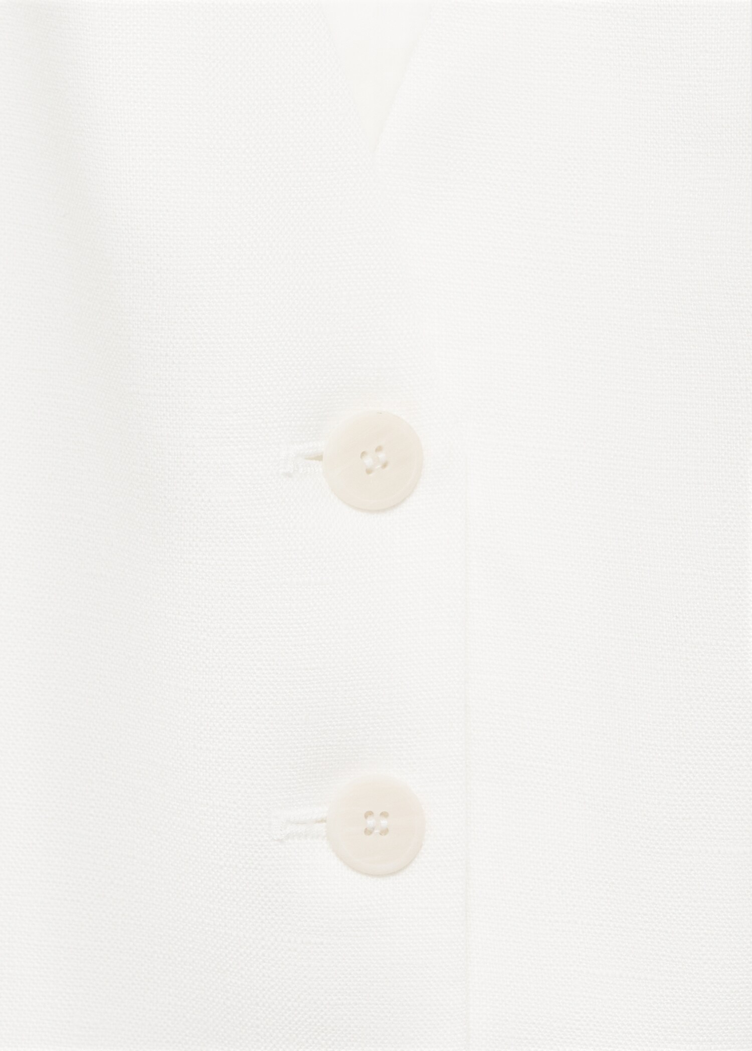 Linen suit waistcoat - Details of the article 8