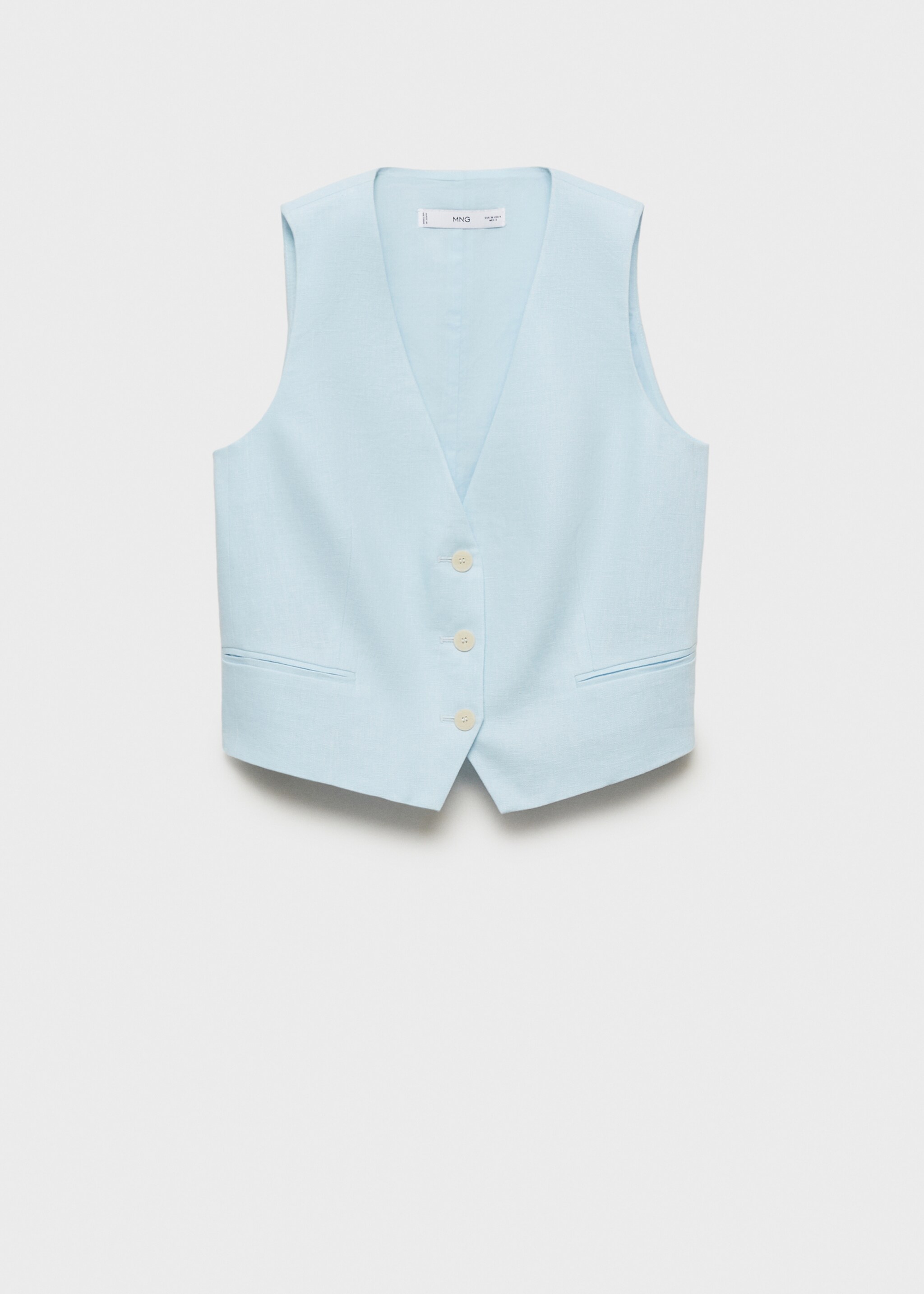 Linen suit waistcoat - Article without model